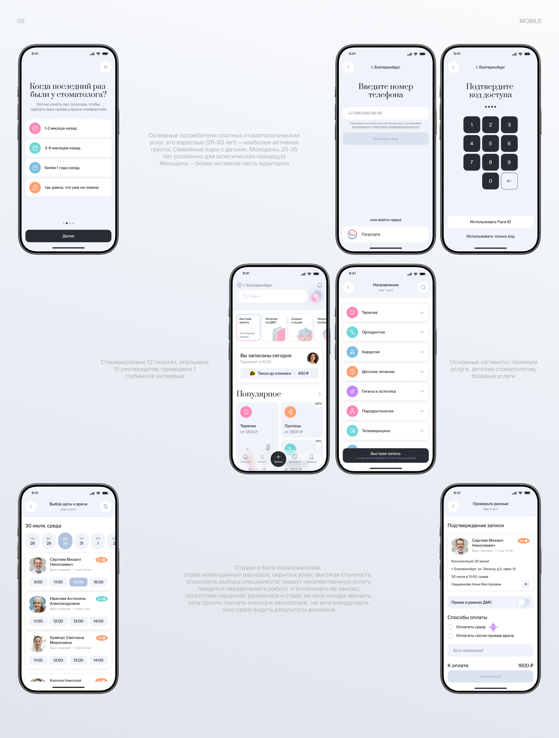 Odontia - стоматологическая клиника — Изображение №4 — Интерфейсы, Брендинг на Dprofile