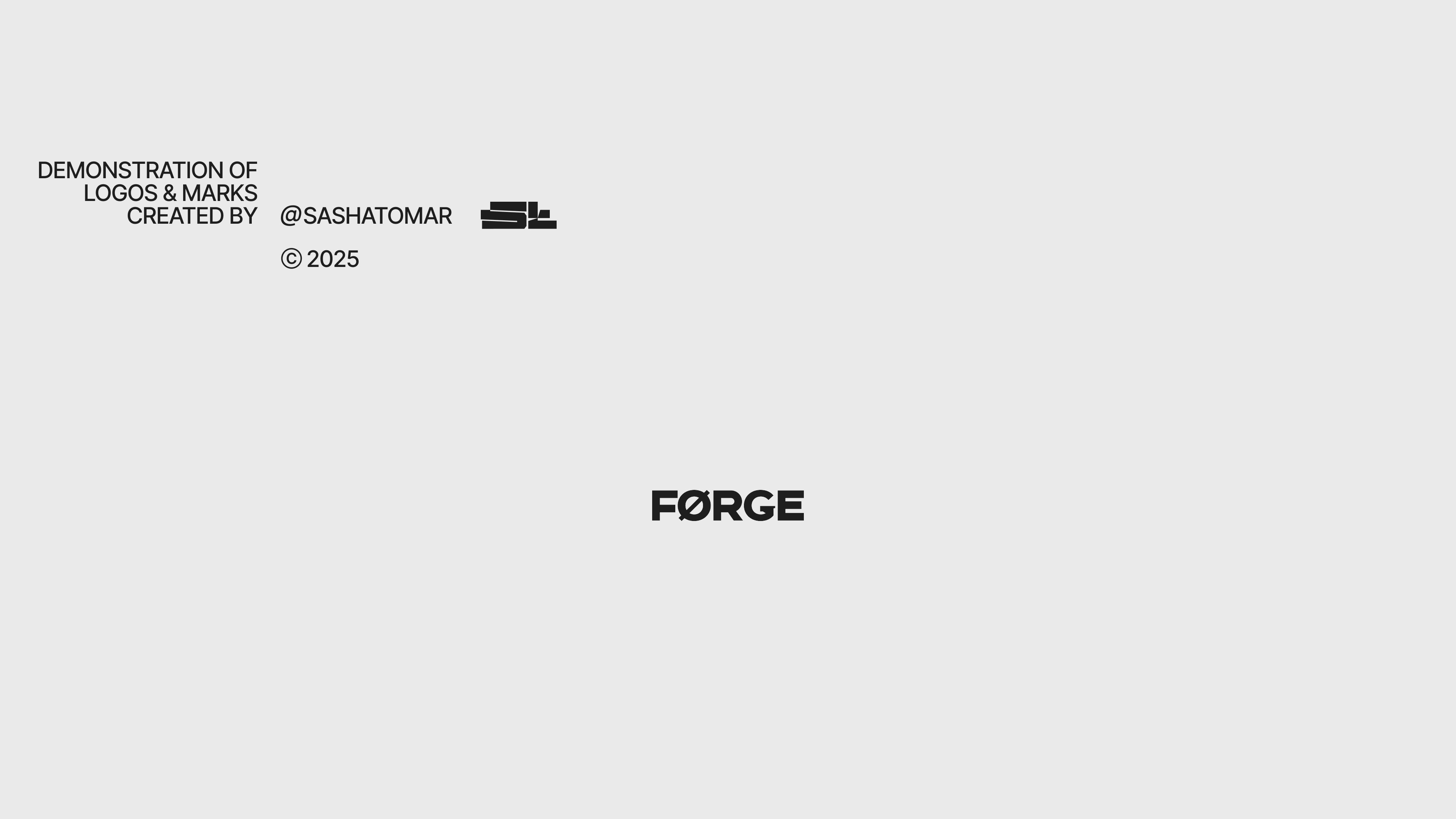 Logotypes / 2025 — Изображение №1 — Брендинг на Dprofile