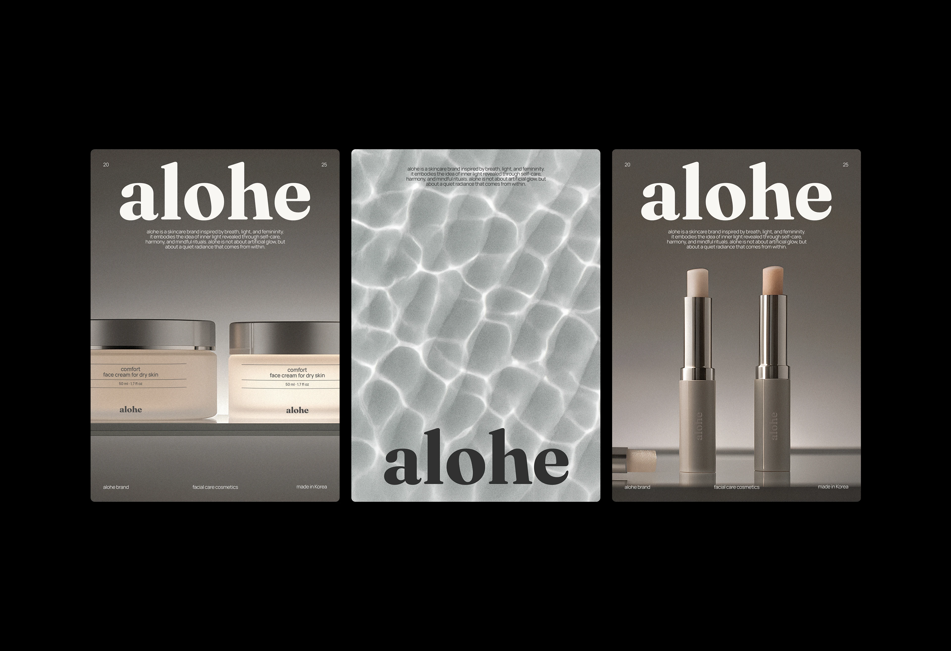 Alohe | айдентика для уходовой косметики — Изображение №11 — Брендинг на Dprofile