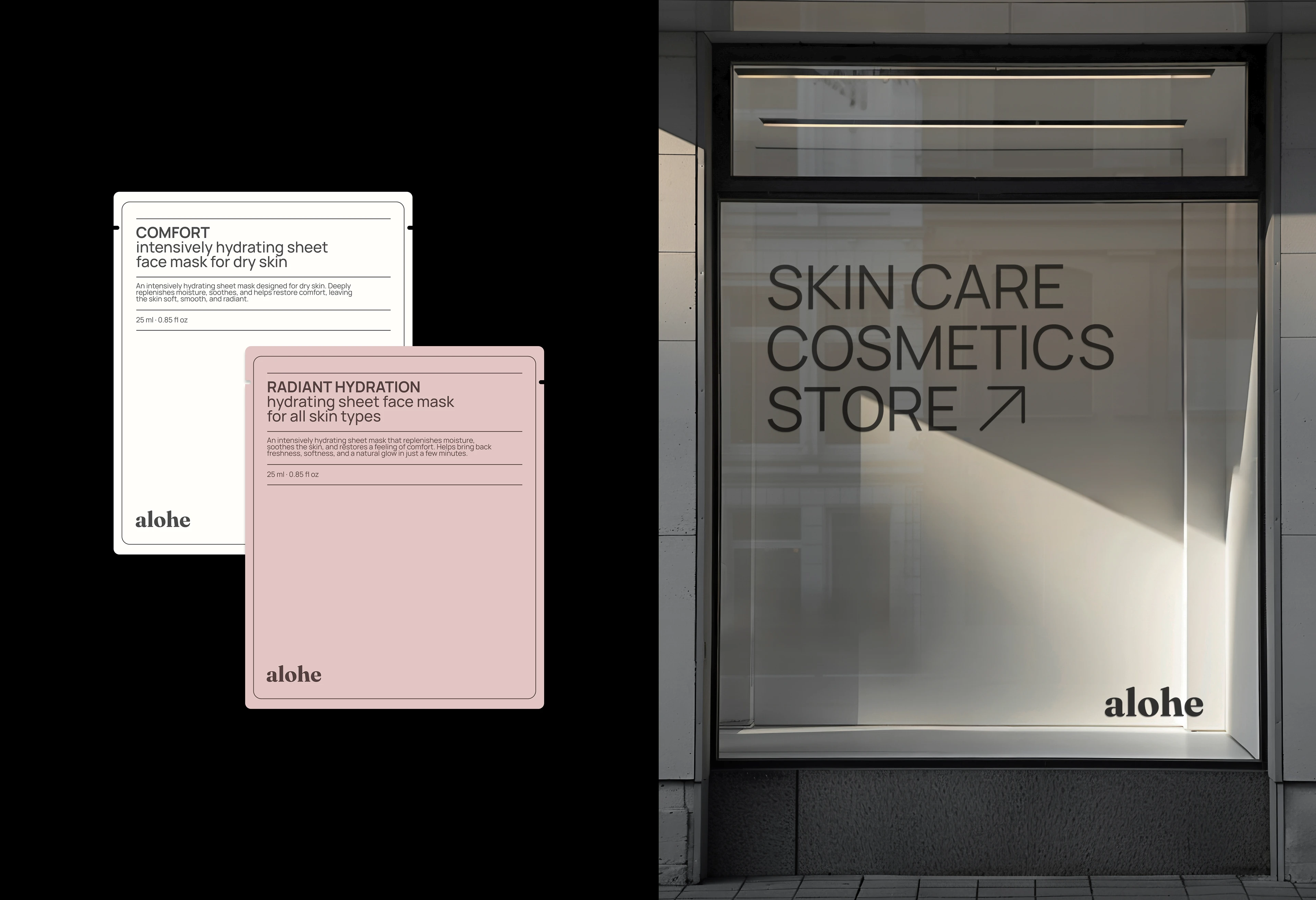 Alohe | айдентика для уходовой косметики — Изображение №13 — Брендинг на Dprofile