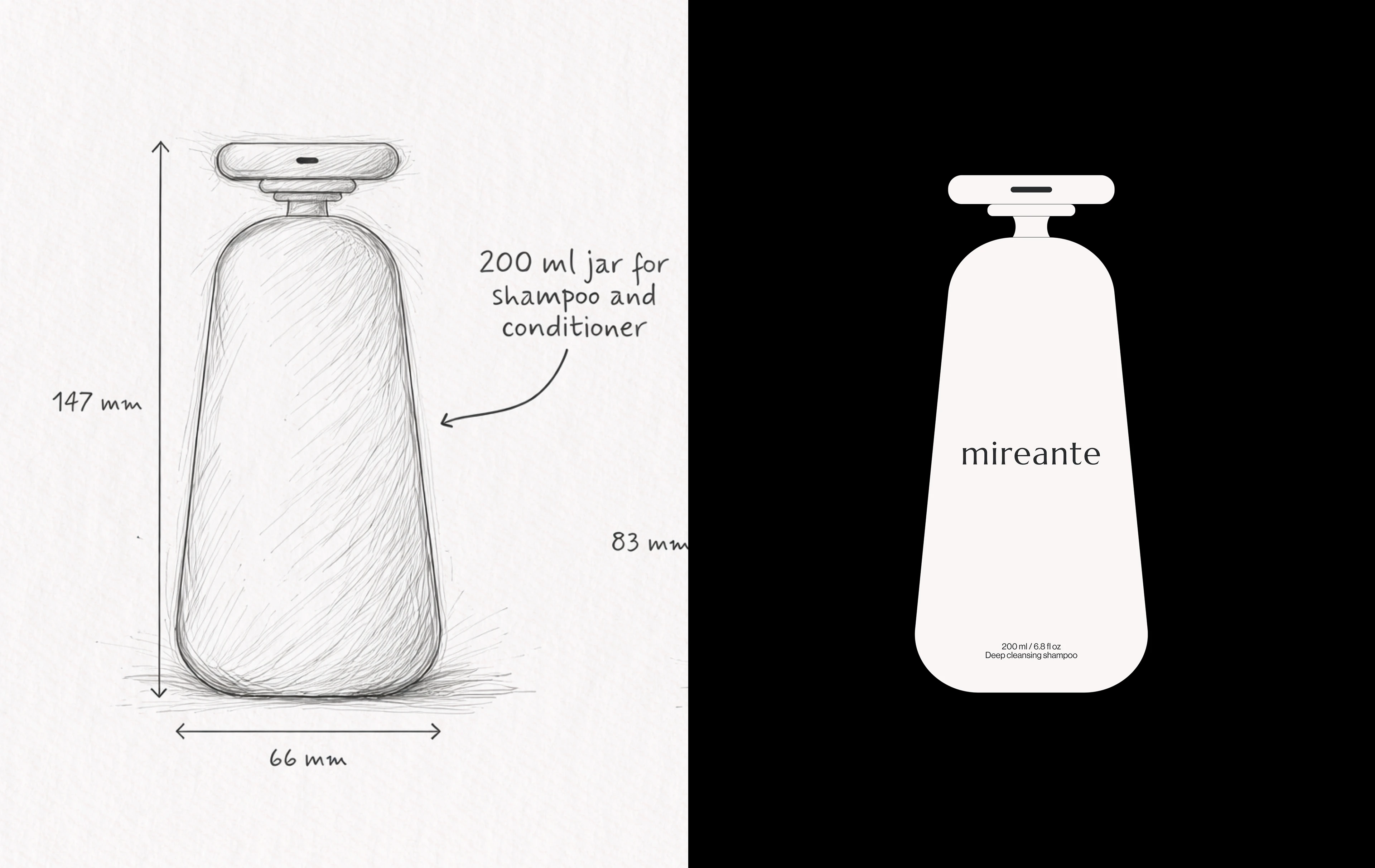 Mireante | айдентика уходовой косметики для волос — Изображение №15 — Брендинг, 3D на Dprofile