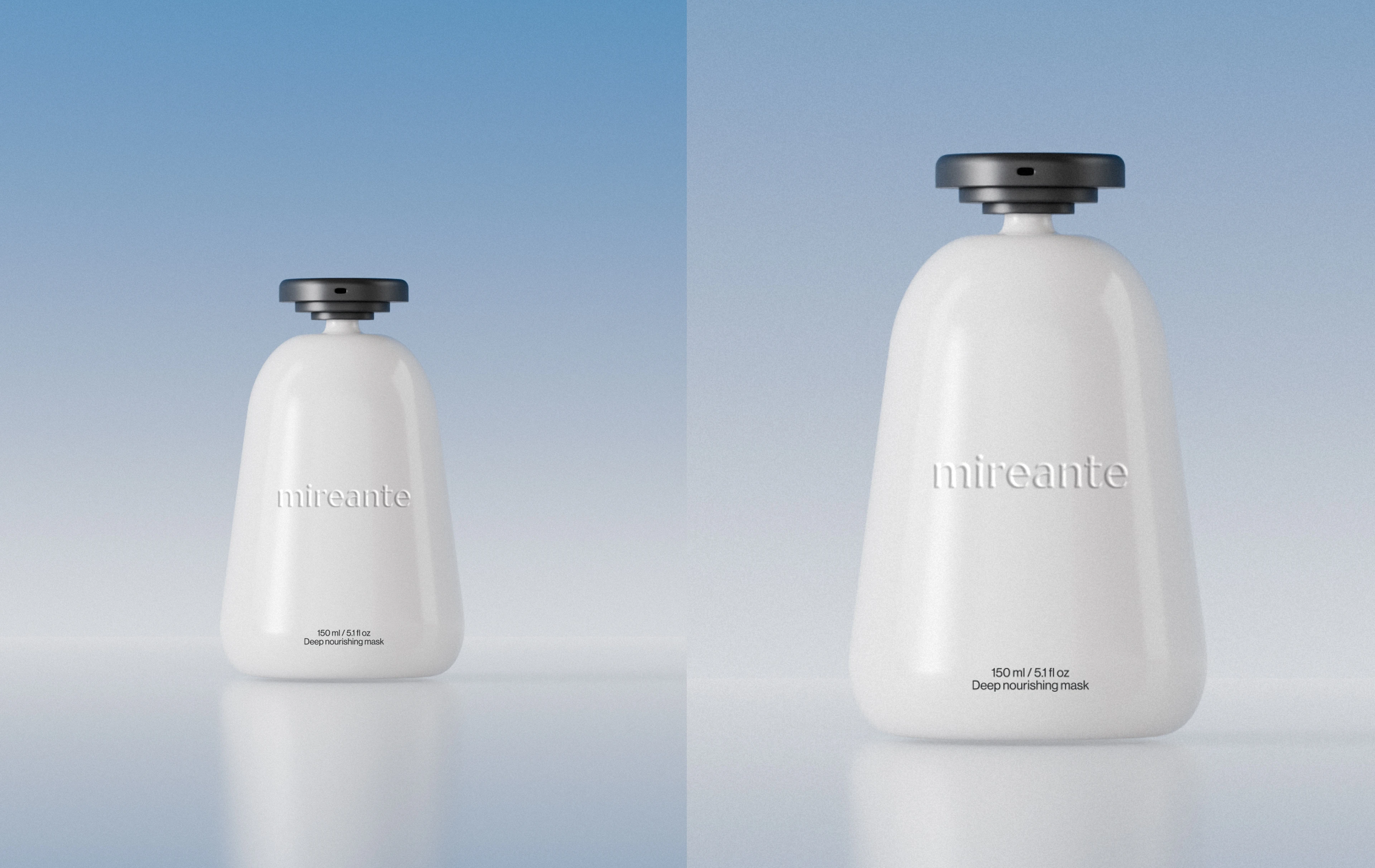 Mireante | айдентика уходовой косметики для волос — Изображение №13 — Брендинг, 3D на Dprofile