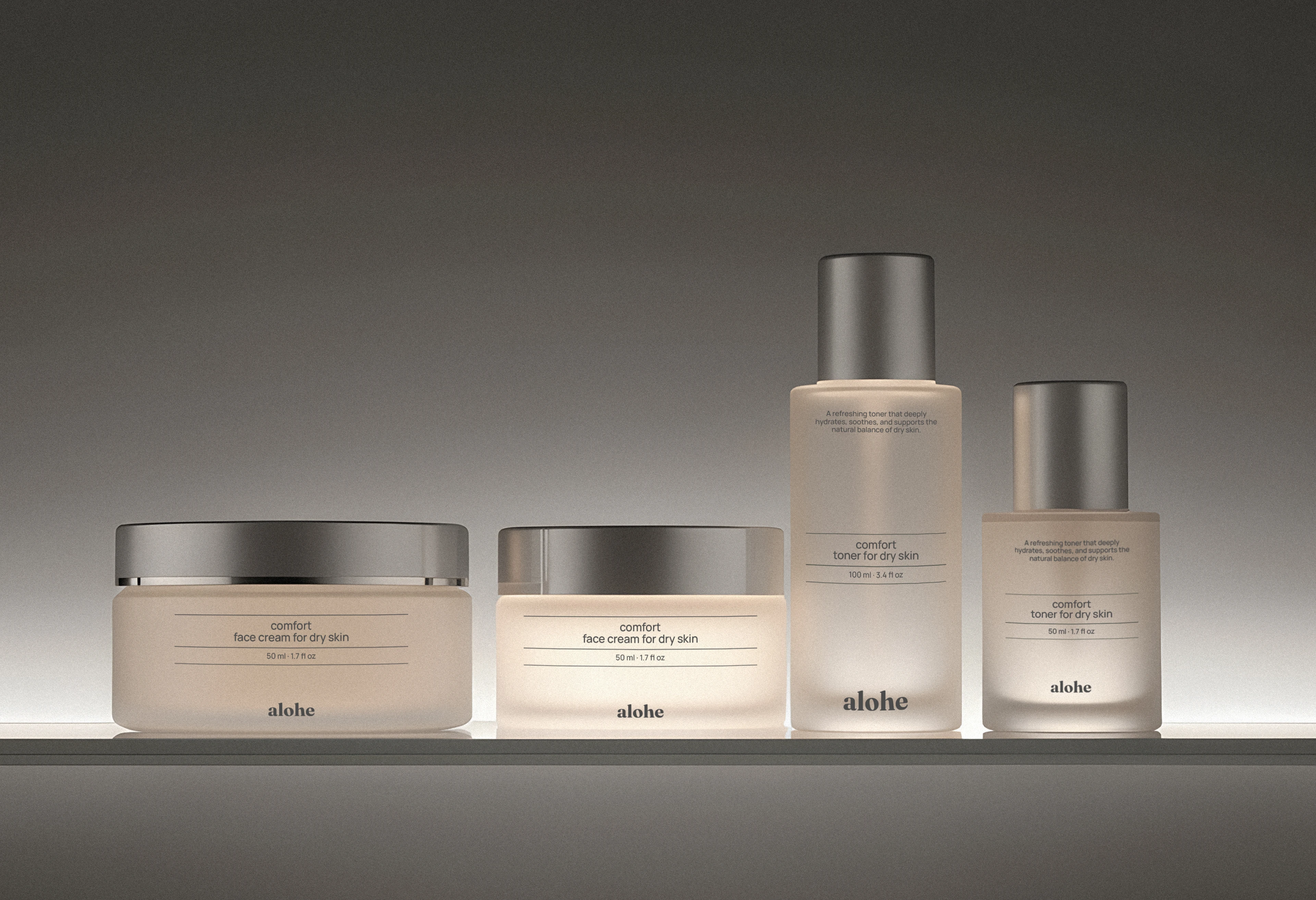 Alohe | айдентика для уходовой косметики — Изображение №6 — Брендинг на Dprofile