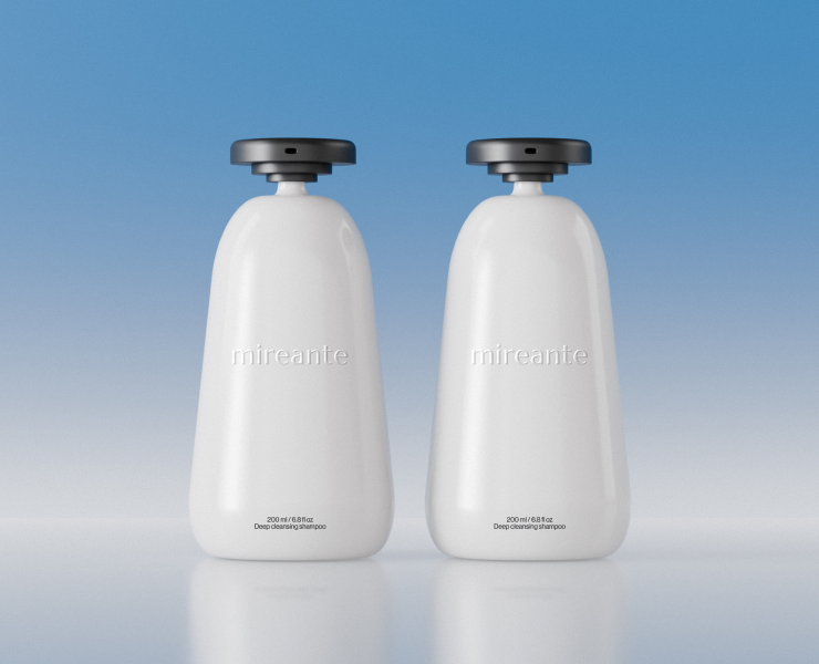 Mireante | айдентика уходовой косметики для волос на Dprofile