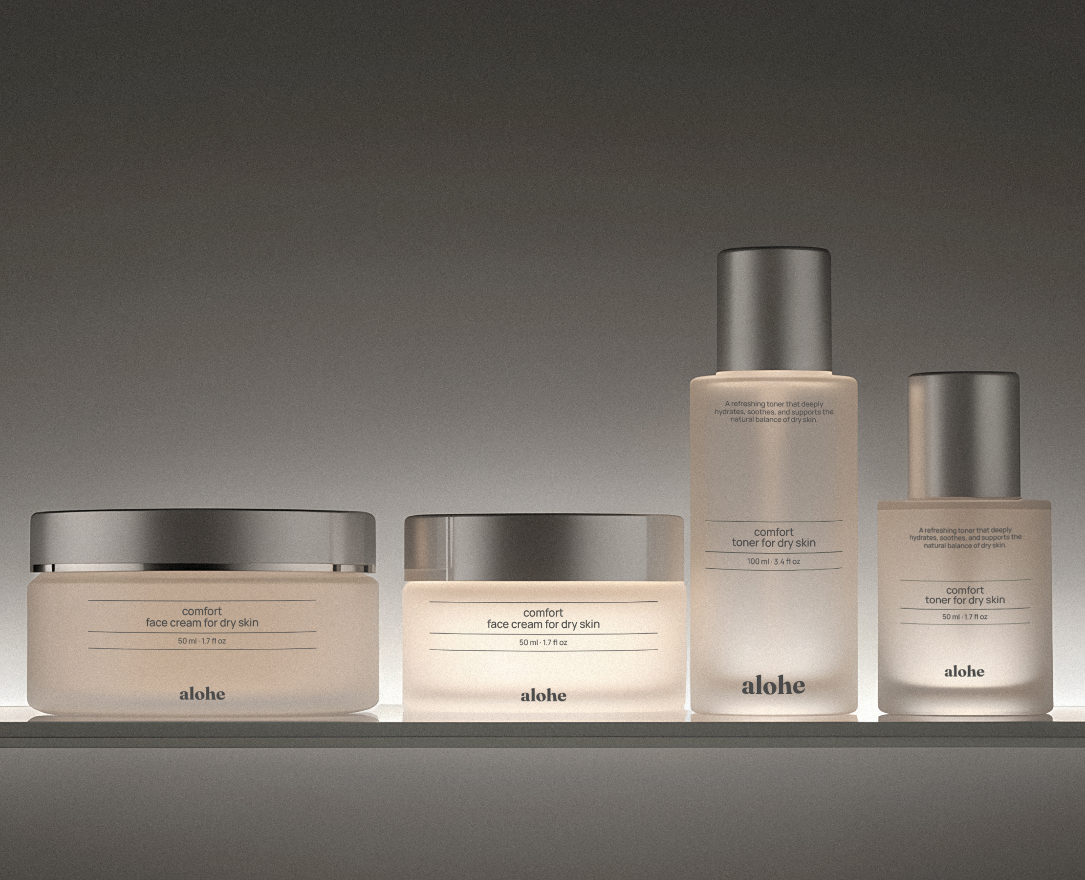 Alohe | айдентика для уходовой косметики на Dprofile