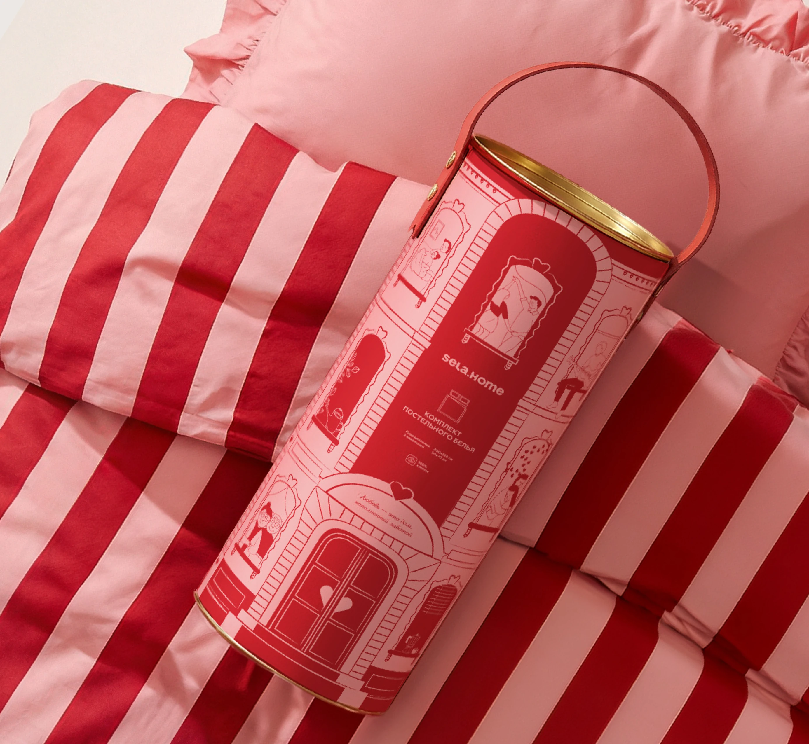 Креативная упаковка постельного белья — Изображение №4 — Брендинг, Графика на Dprofile