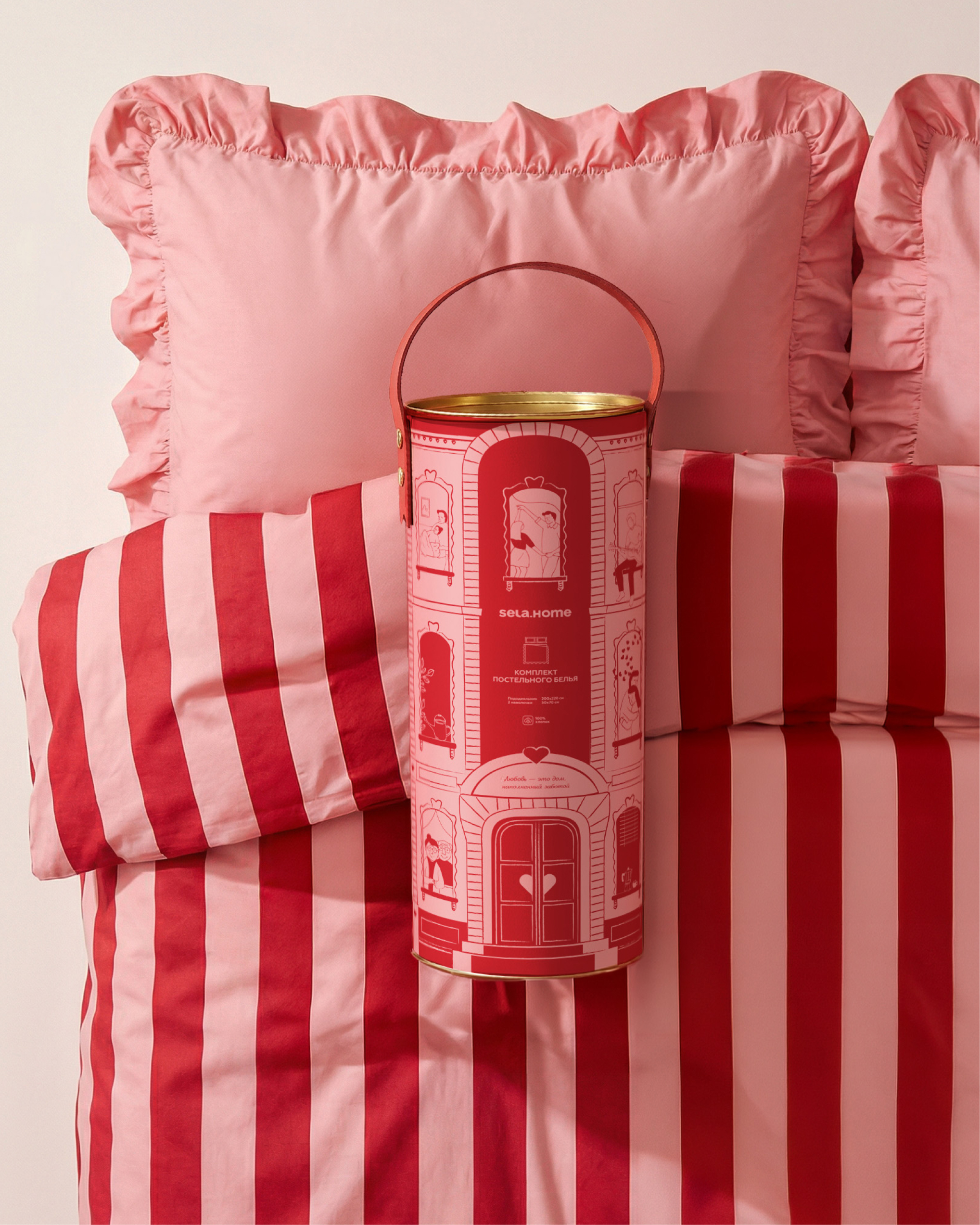 Креативная упаковка постельного белья — Изображение №2 — Брендинг, Графика на Dprofile