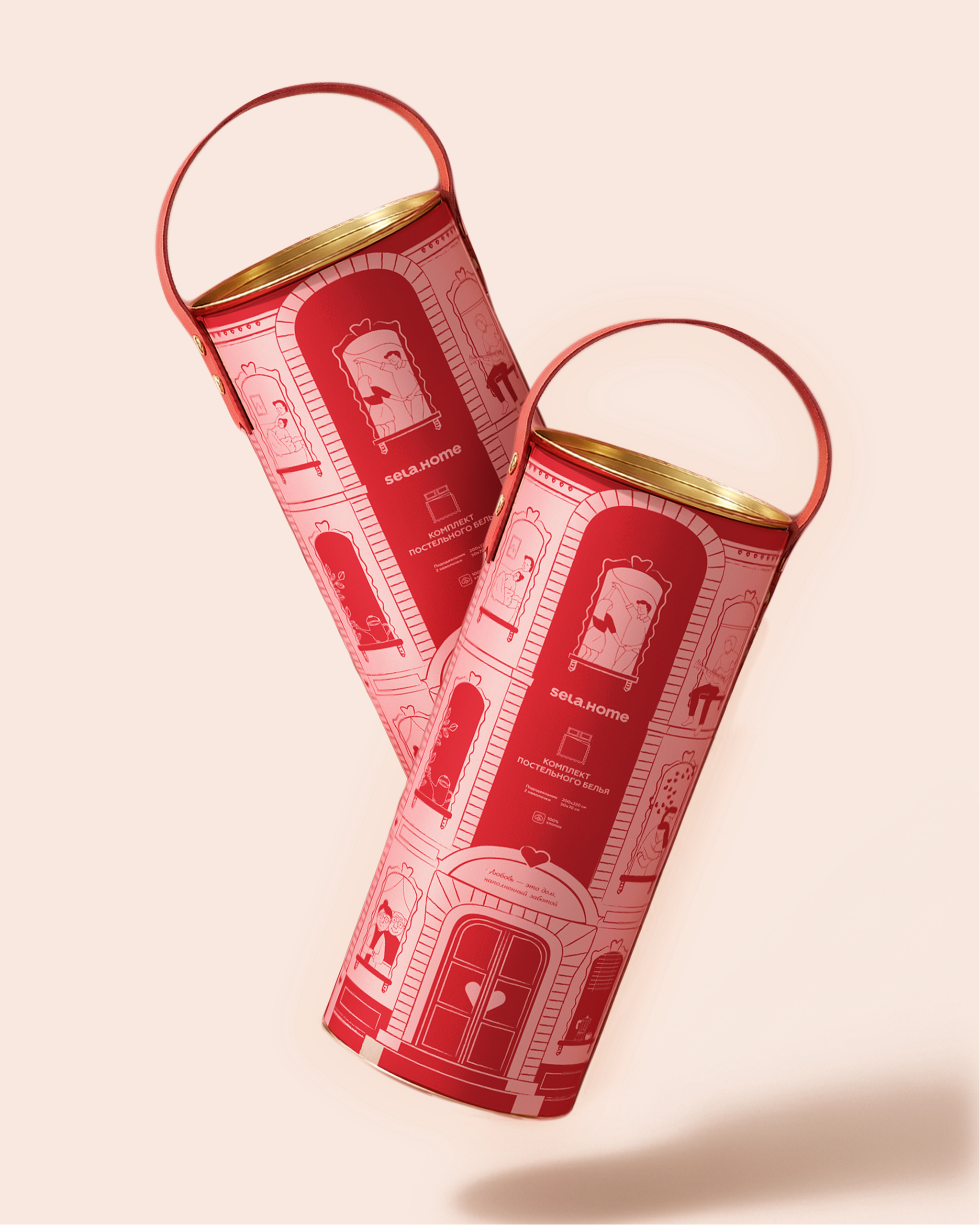 Креативная упаковка постельного белья — Изображение №10 — Брендинг, Графика на Dprofile