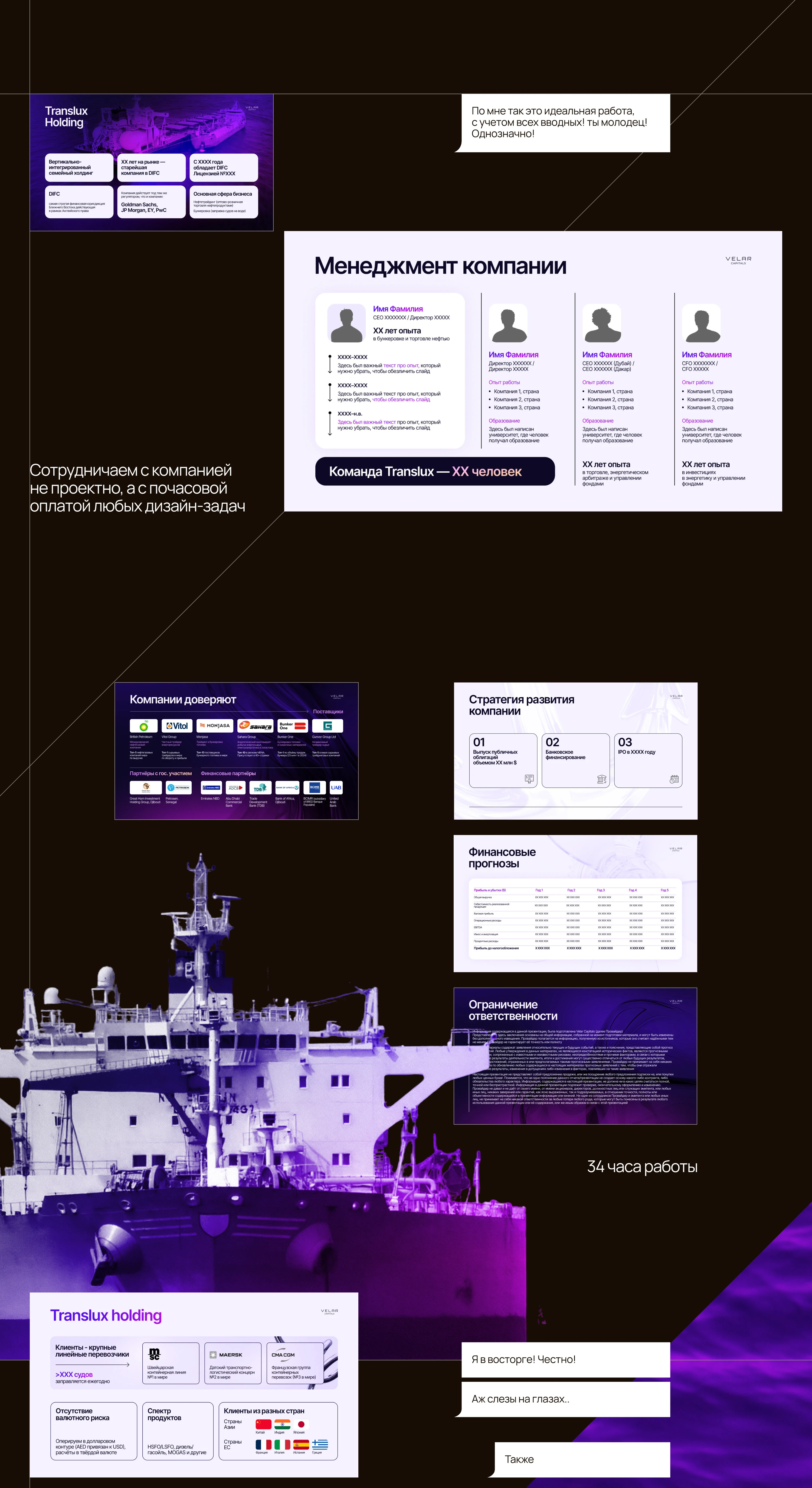 Инвестиционная презентация. PitchDeck — Изображение №2 — Графика, Маркетинг на Dprofile