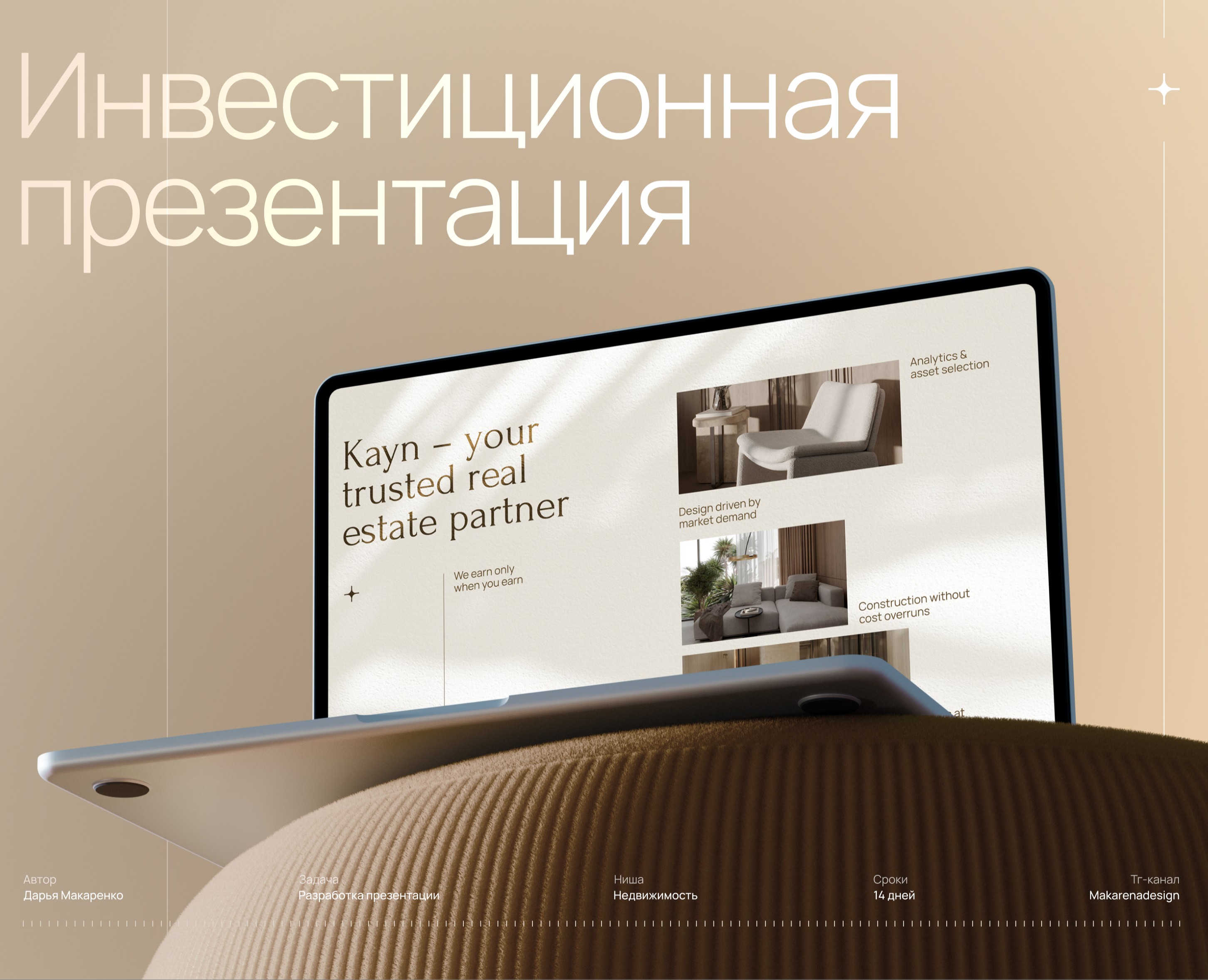 Инвестиционная презентация для застройщика на Dprofile