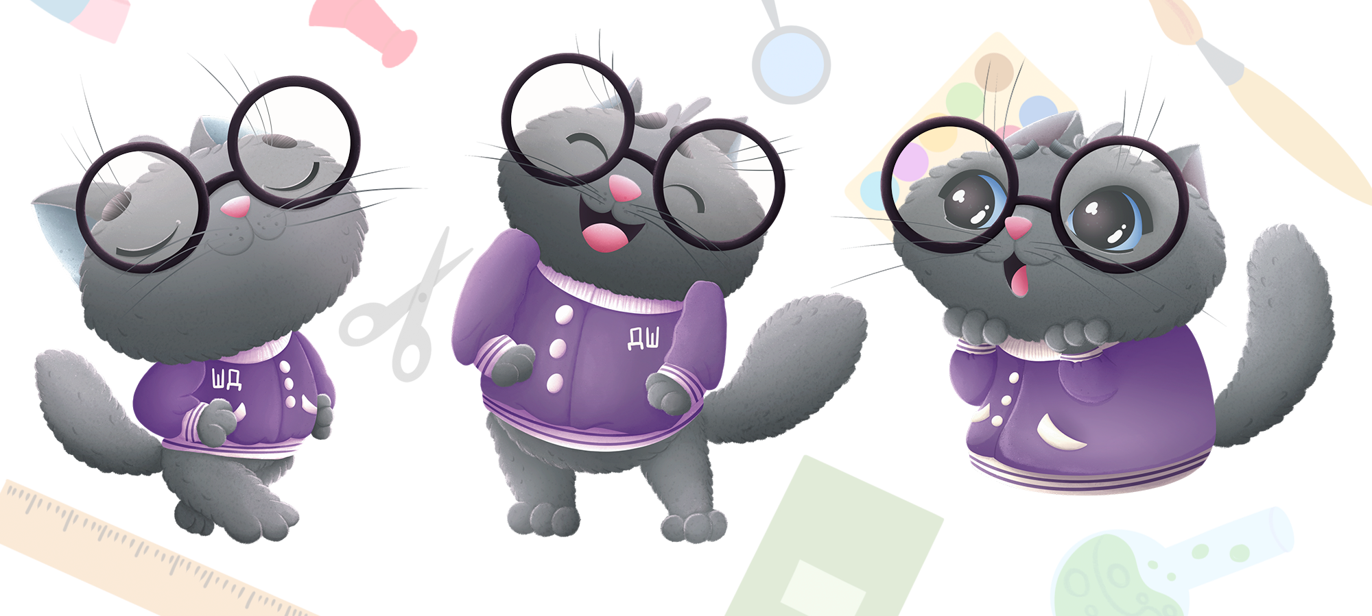 Стикерпак для общеобразовательной школы — Изображение №3 — Иллюстрация на Dprofile