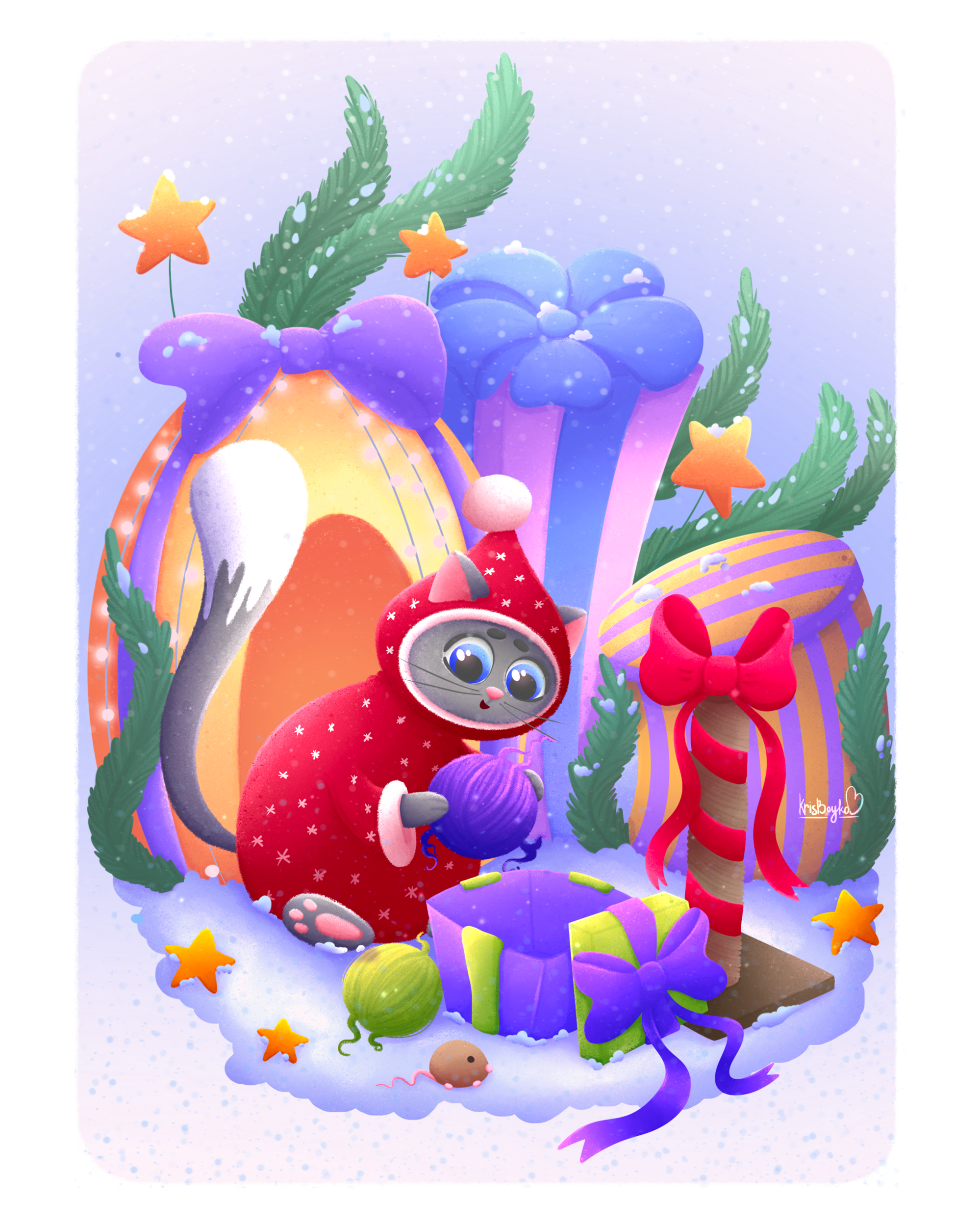 Дизайн персонажей. Новый год. — Изображение №5 — Иллюстрация на Dprofile