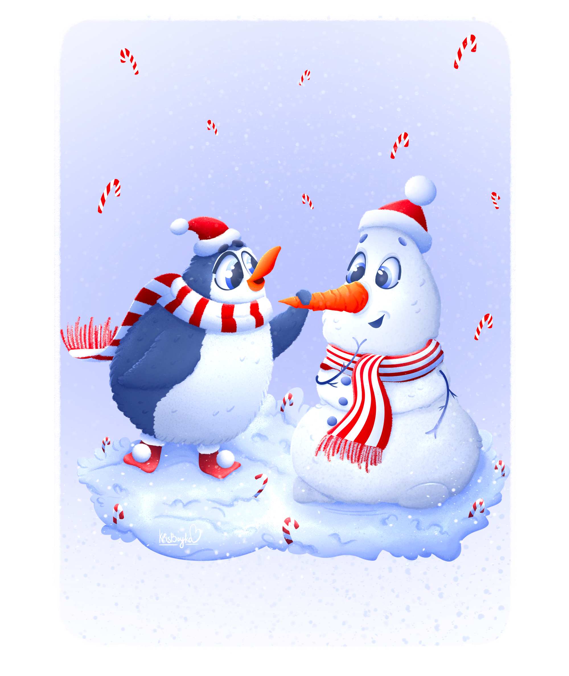 Дизайн персонажей. Новый год. — Изображение №9 — Иллюстрация на Dprofile