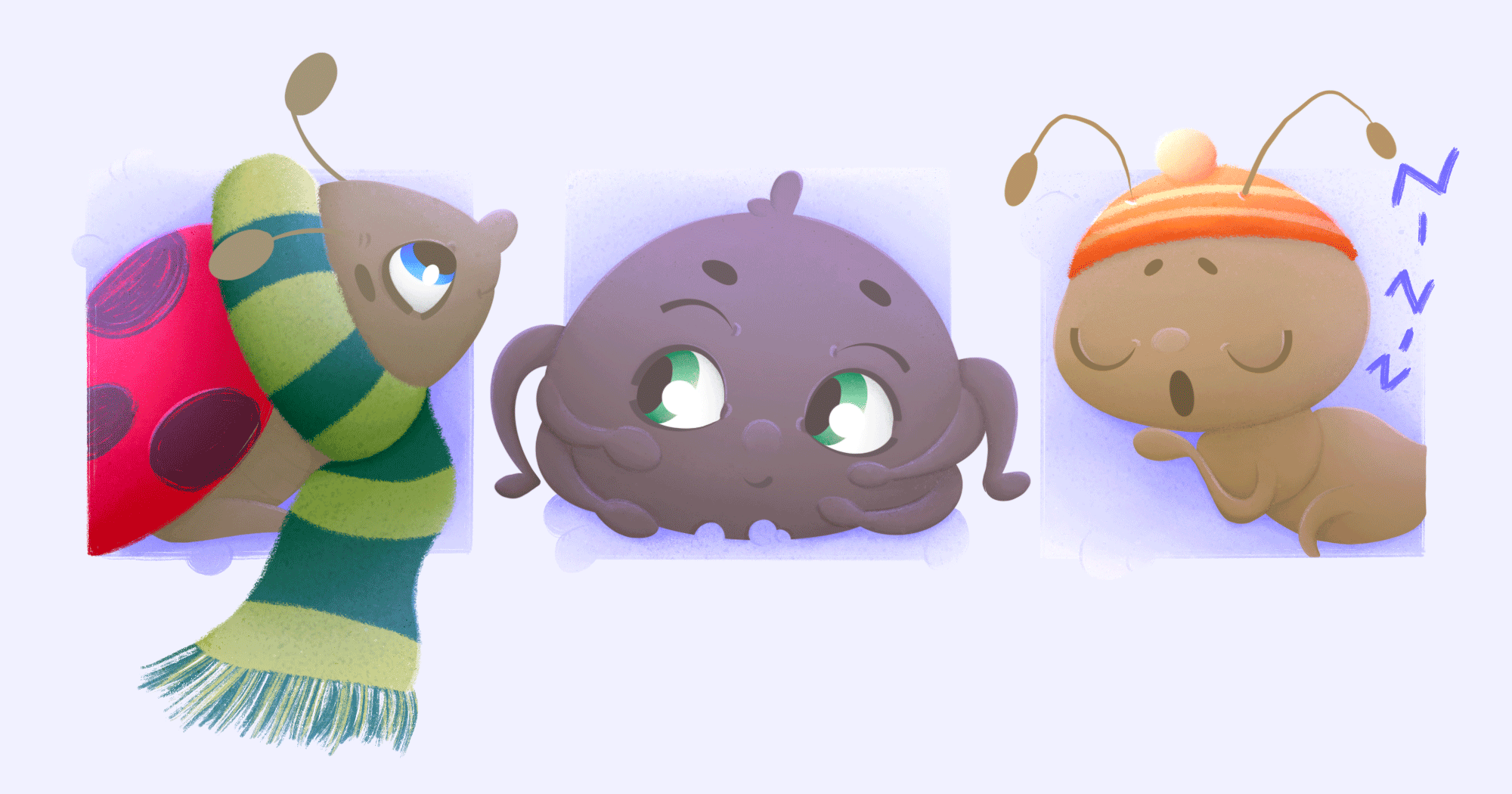 Детская электронная книга про насекомых — Изображение №9 — Иллюстрация, Графика на Dprofile