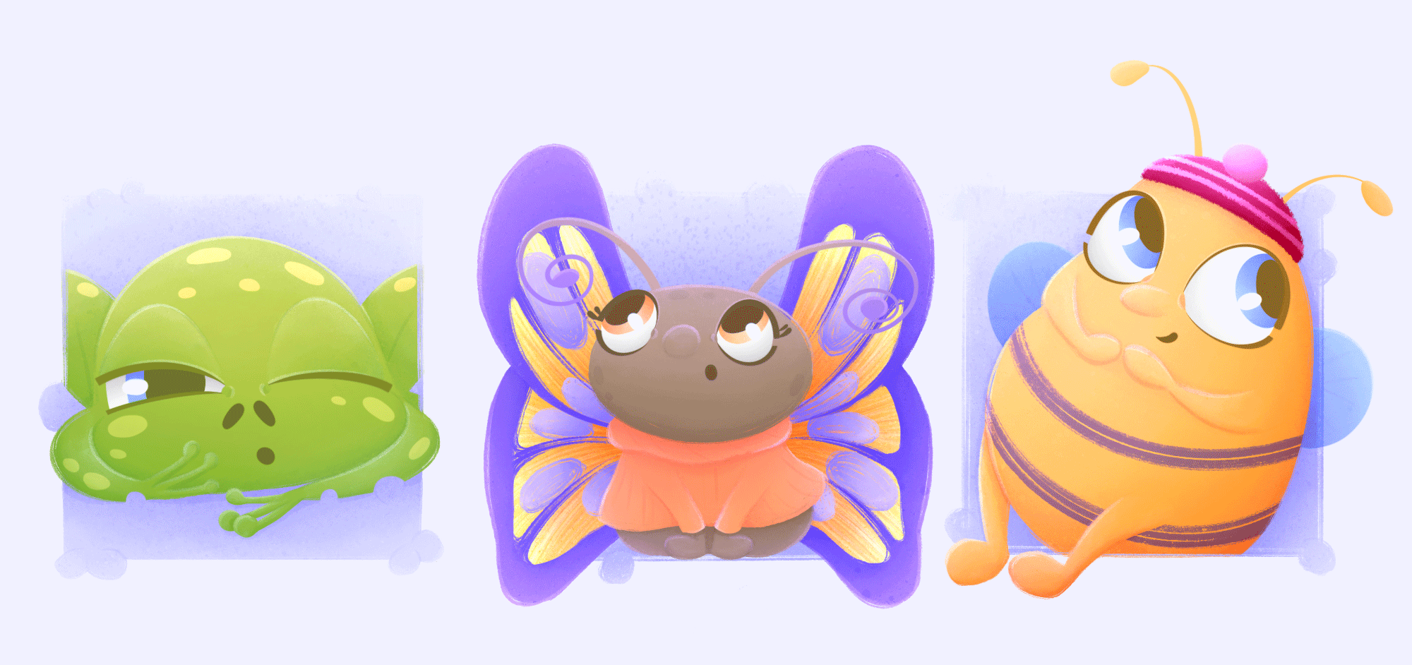 Детская электронная книга про насекомых — Изображение №1 — Иллюстрация, Графика на Dprofile