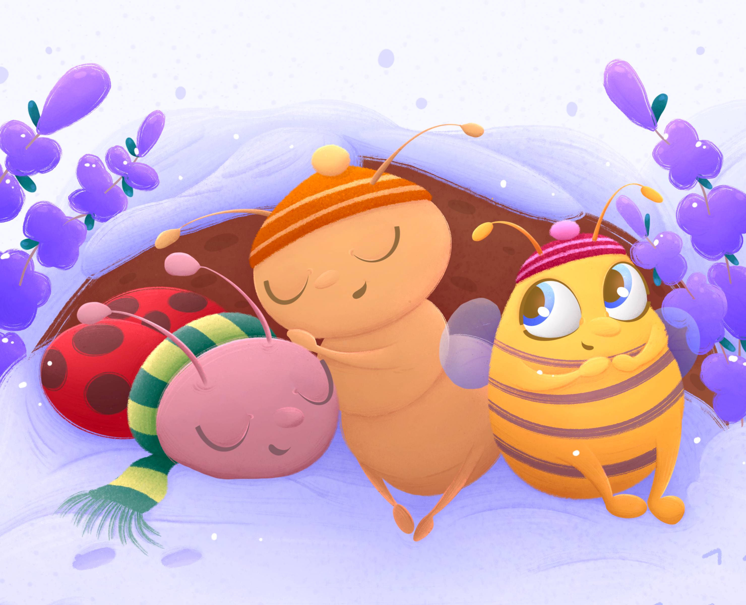 Детская электронная книга про насекомых на Dprofile