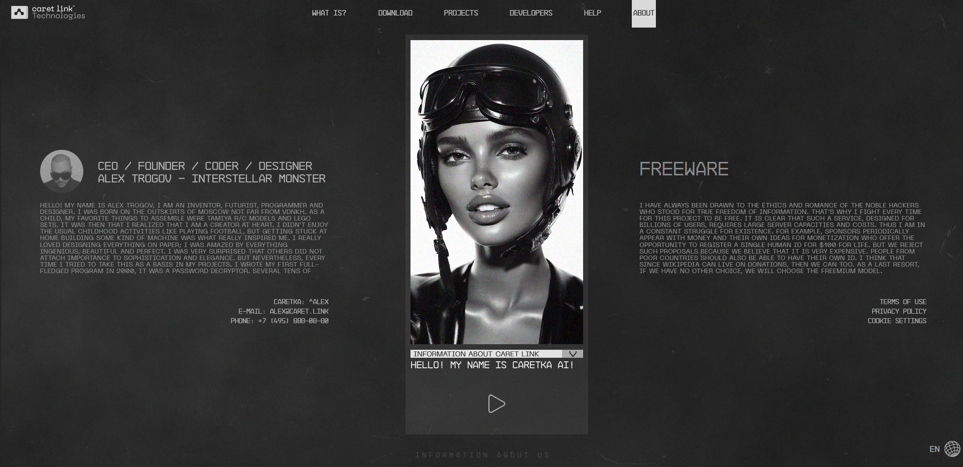 Caret.link Technologies — Изображение №9 — Интерфейсы, Брендинг на Dprofile