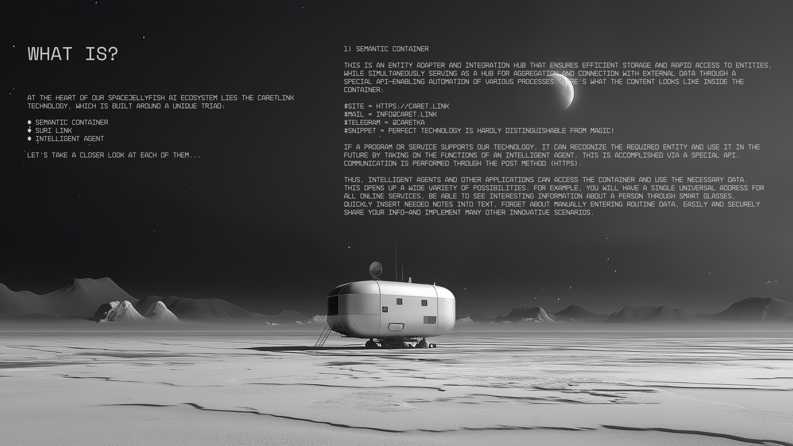 Caret.link Technologies — Изображение №2 — Интерфейсы, Брендинг на Dprofile