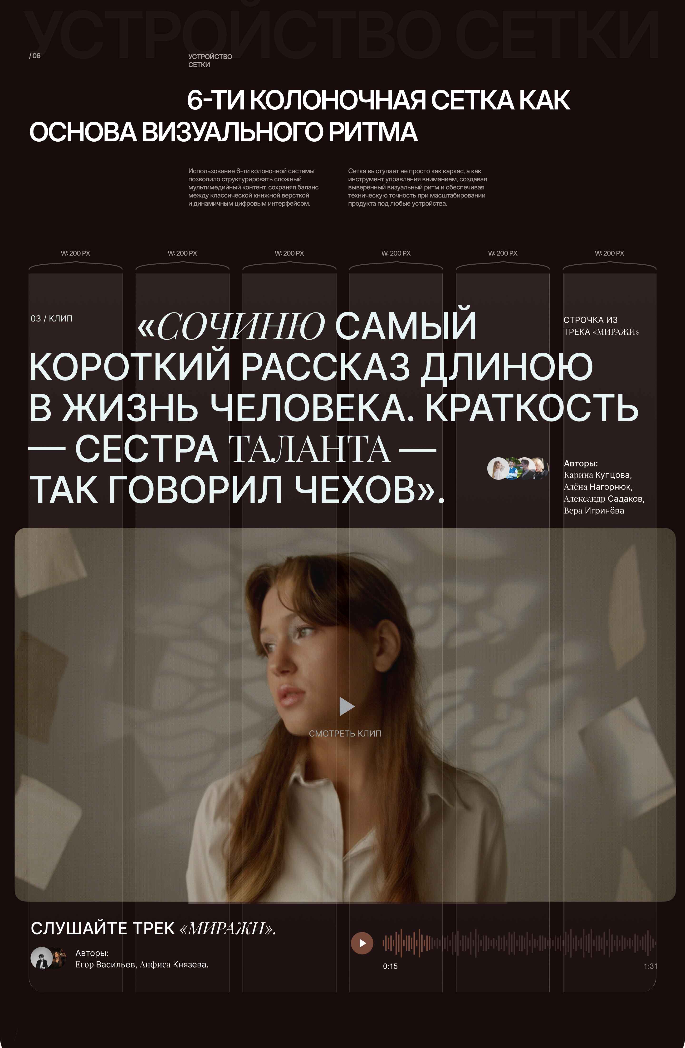 Чехов | ARTMASTERS 24 | 1ST PLACE — Изображение №10 — Интерфейсы на Dprofile