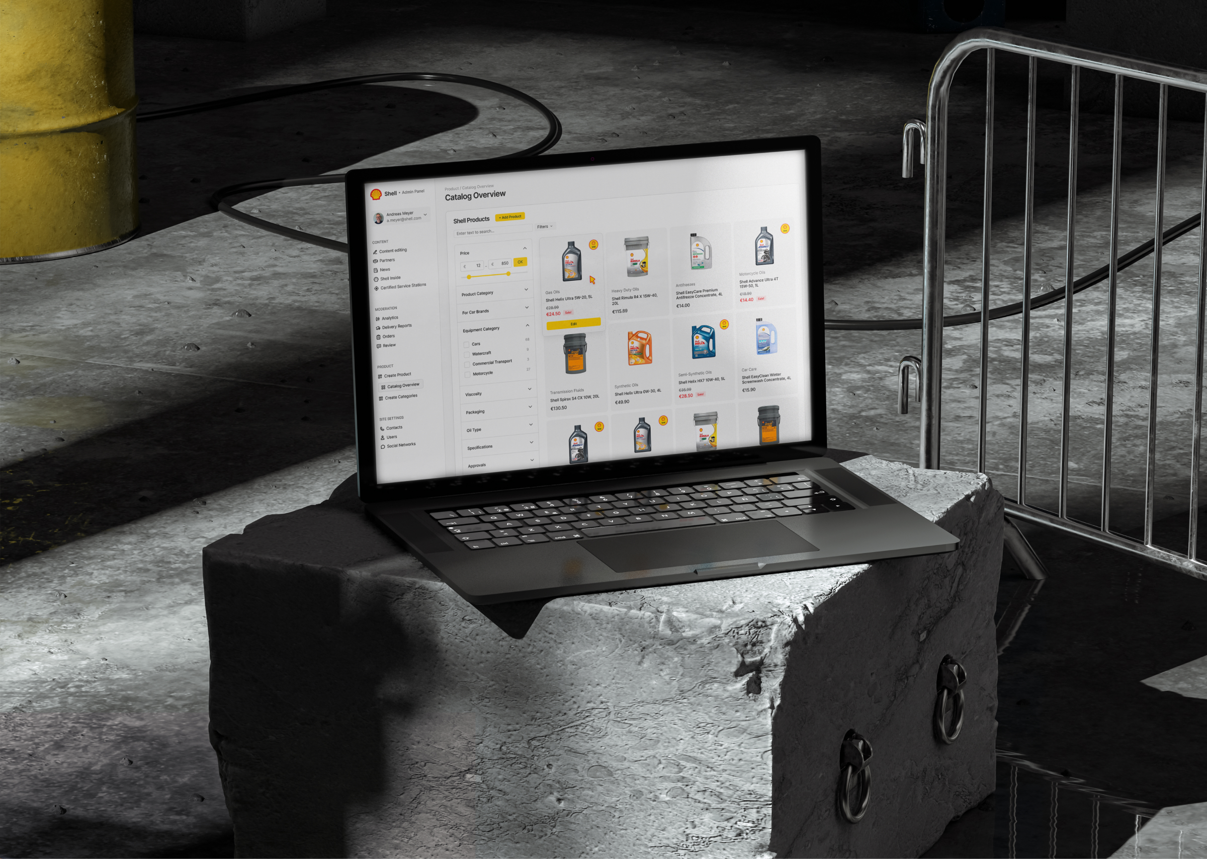 Shell Admin Panel — Изображение №15 — Интерфейсы, Анимация на Dprofile