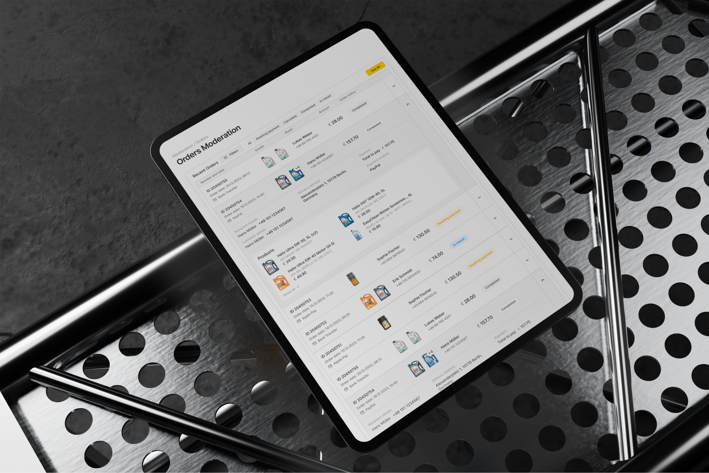 Shell Admin Panel — Изображение №9 — Интерфейсы, Анимация на Dprofile
