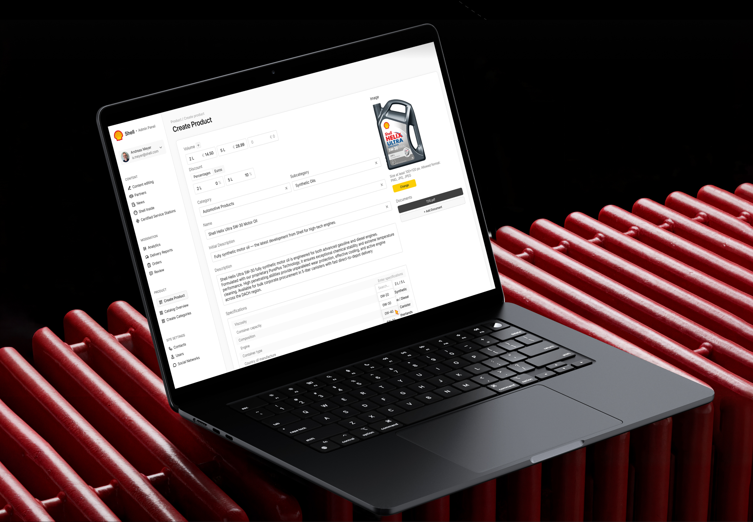 Shell Admin Panel — Изображение №13 — Интерфейсы, Анимация на Dprofile