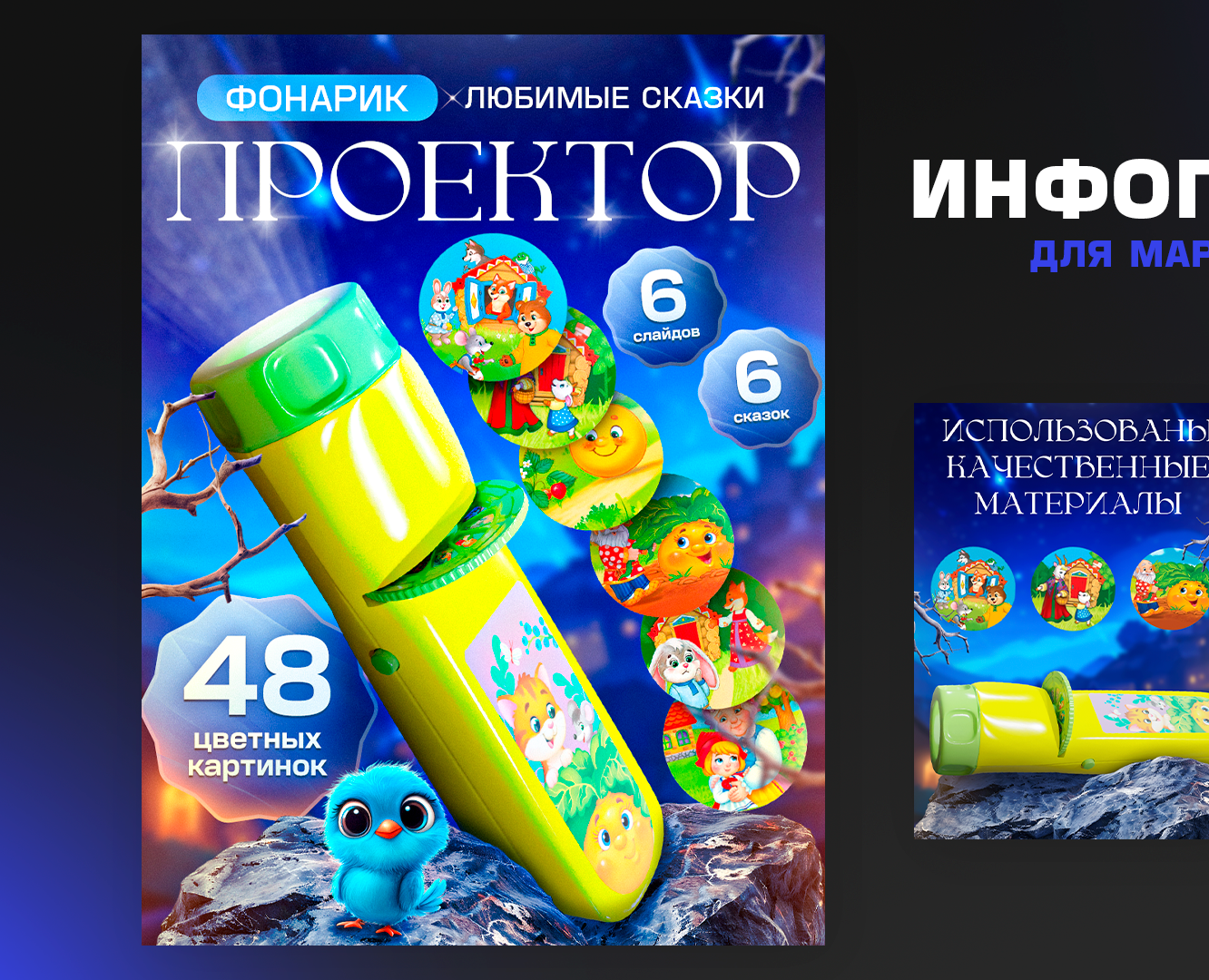 Инфографика для маркетплейсов — Графика на Dprofile