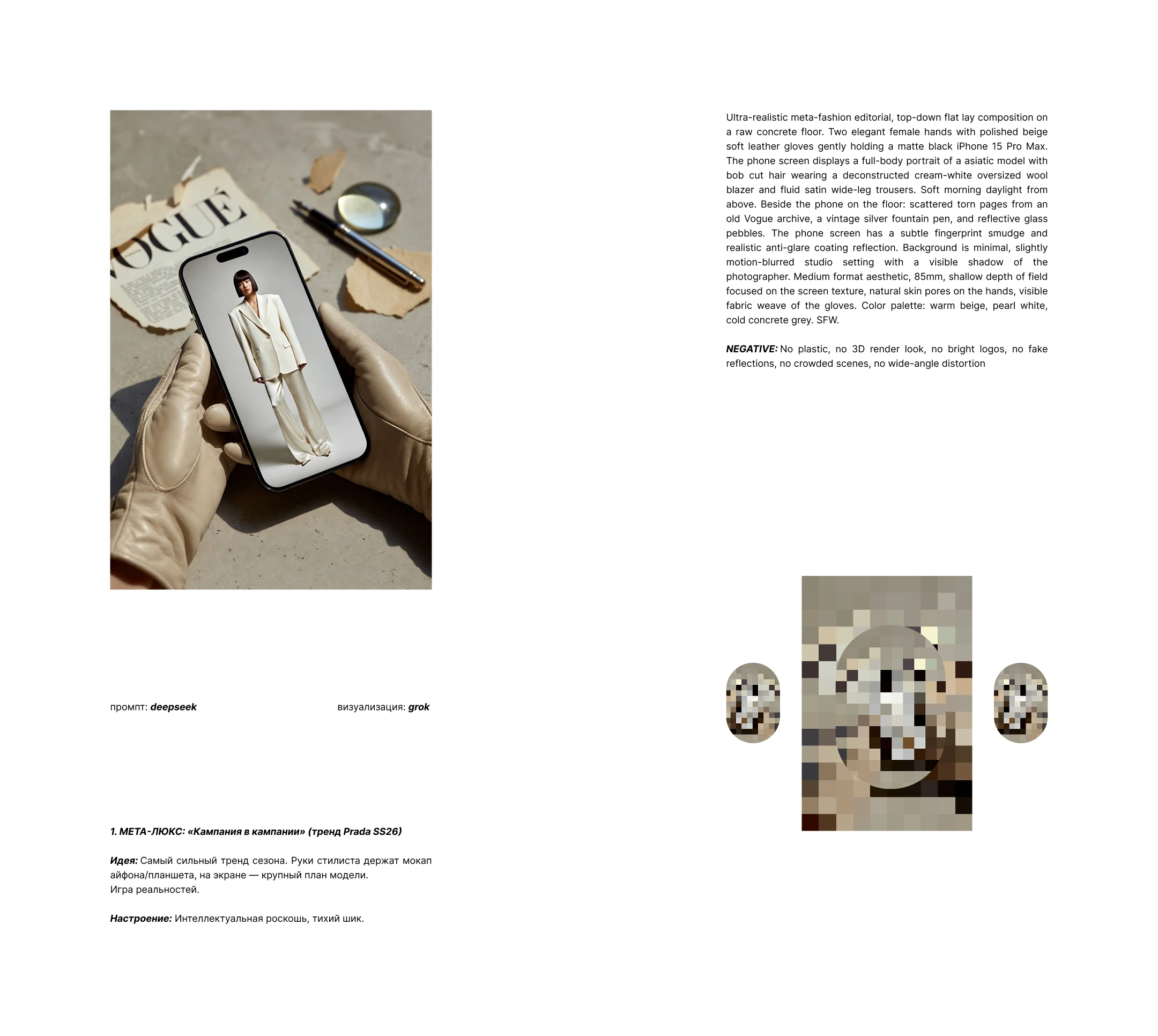 aesthetic synthetic / тренды AI-фотографии 2026 — Изображение №4 — Брендинг, Иллюстрация на Dprofile