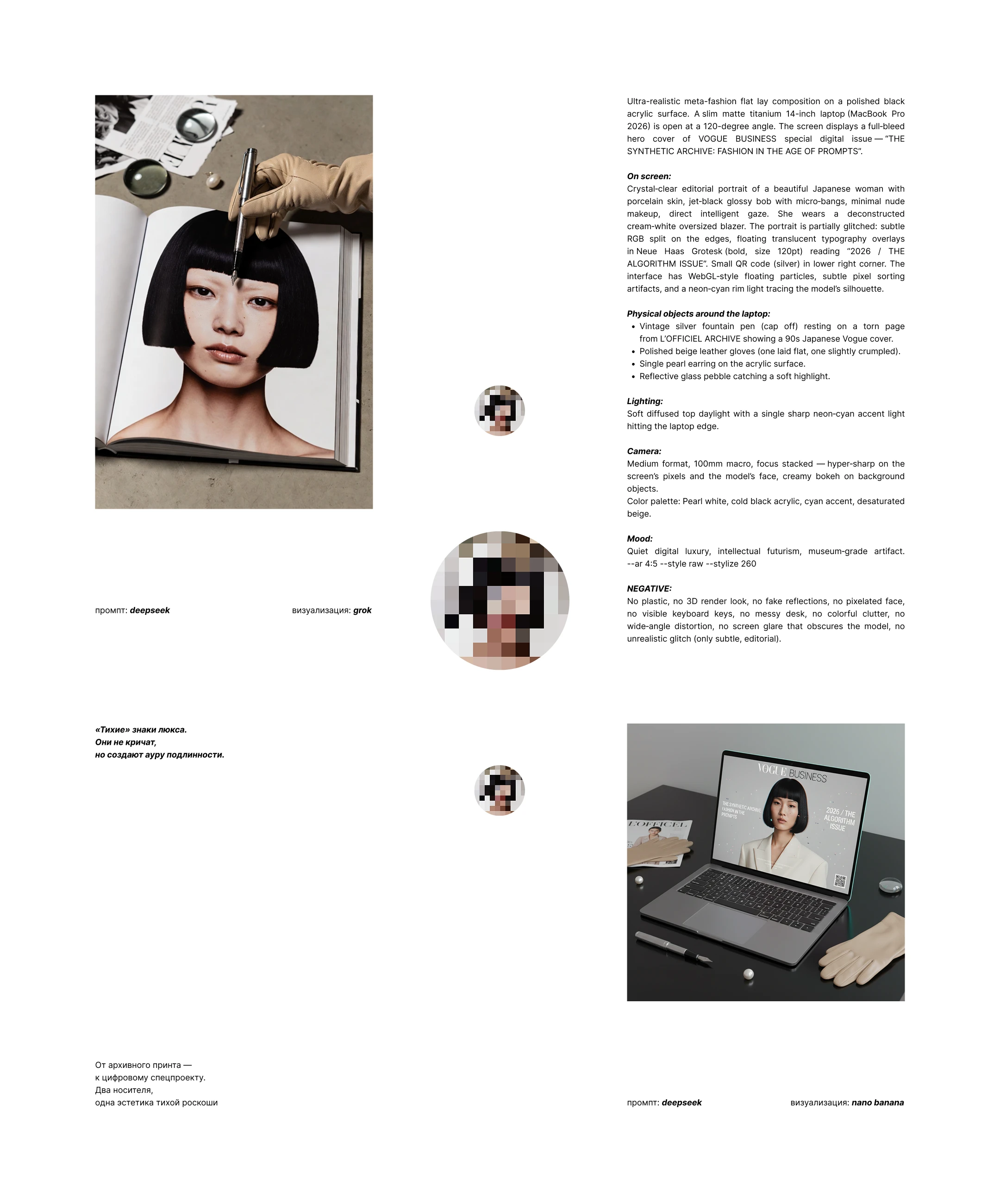 aesthetic synthetic / тренды AI-фотографии 2026 — Изображение №2 — Брендинг, Иллюстрация на Dprofile