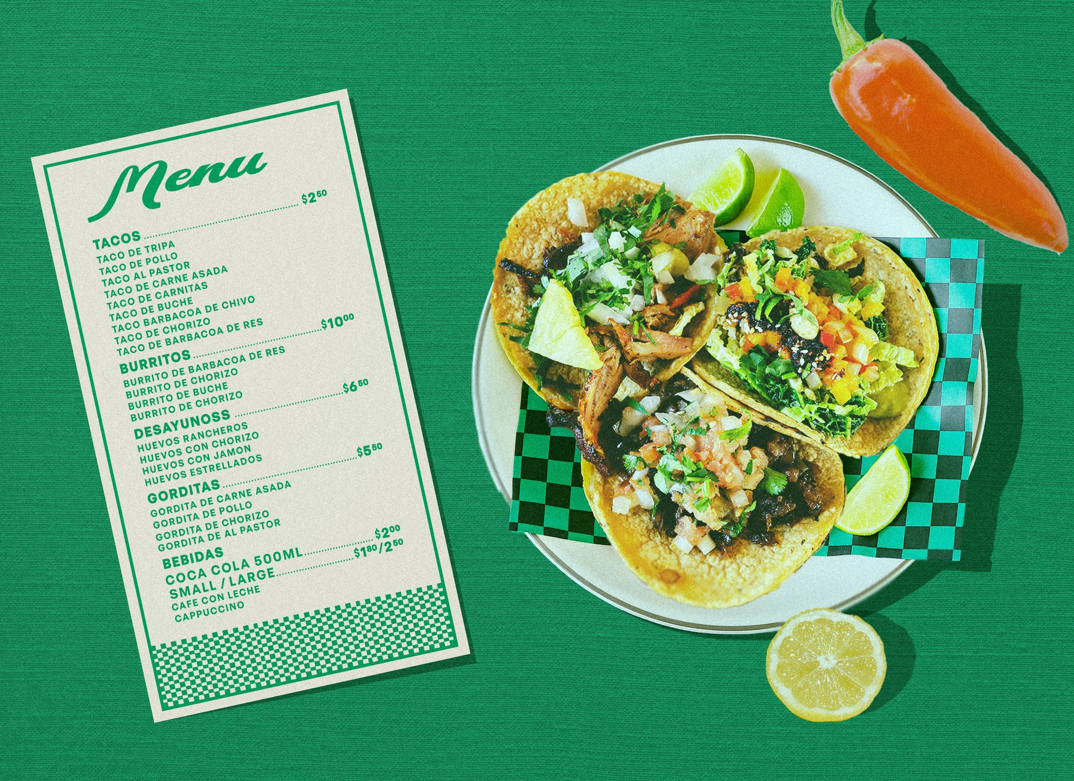 Los Gallitos Taqueria — Изображение №10 — Брендинг на Dprofile