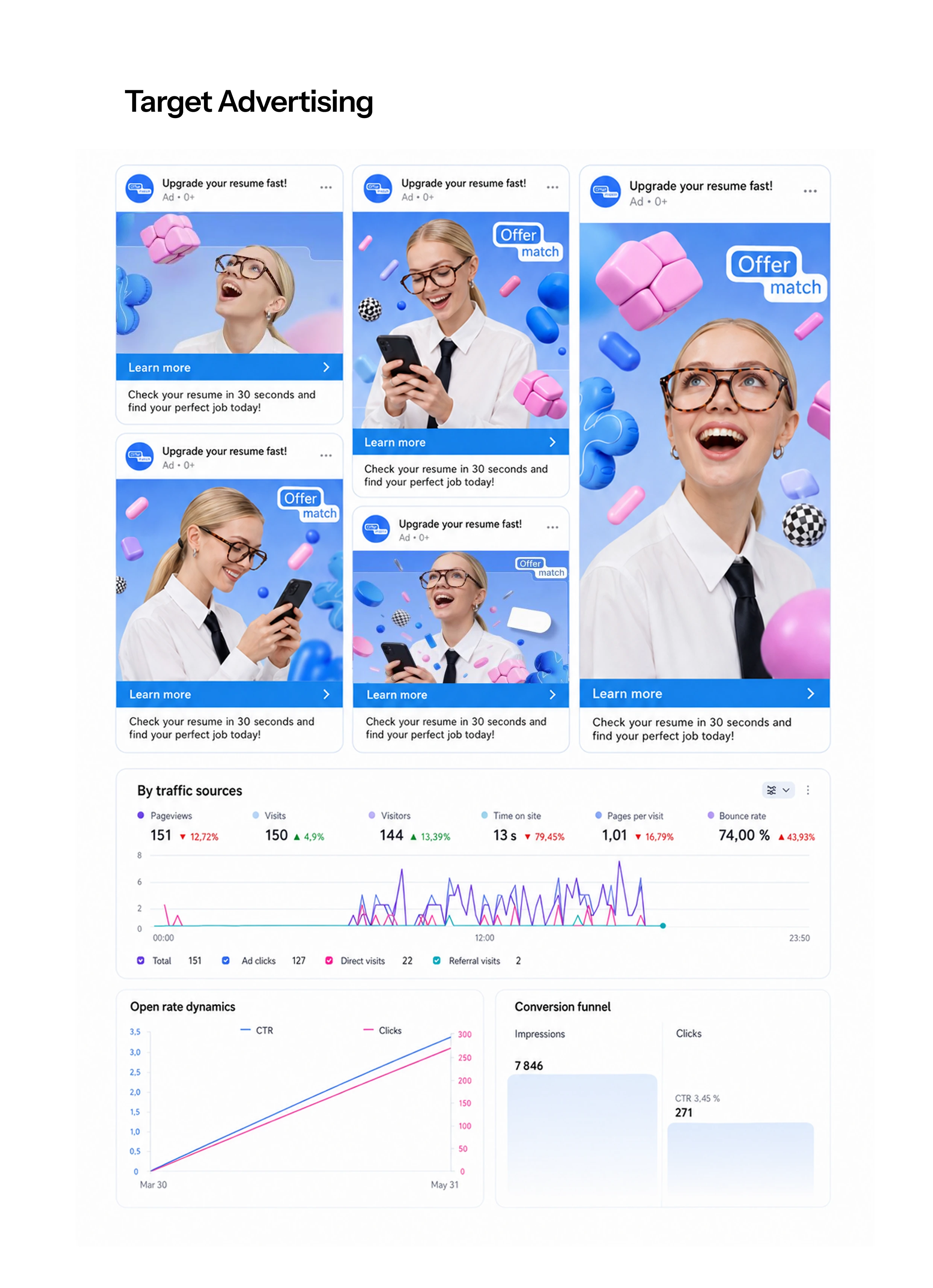 OfferMatch. Match vacancies+Quick resumes — Изображение №26 — Интерфейсы, Брендинг на Dprofile