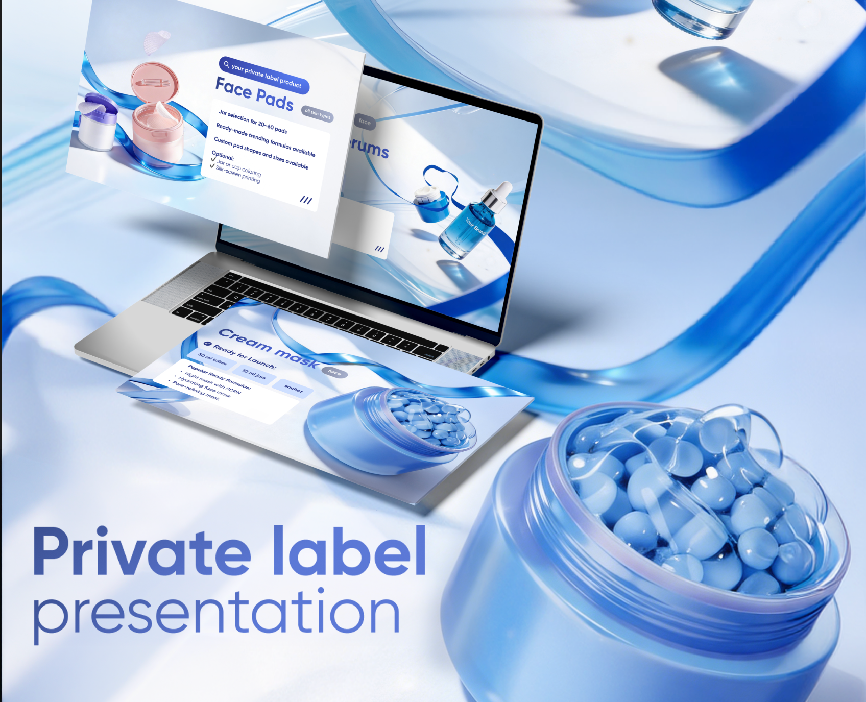 Private Label Beauty Presentation Design — Графика, Маркетинг на Dprofile
