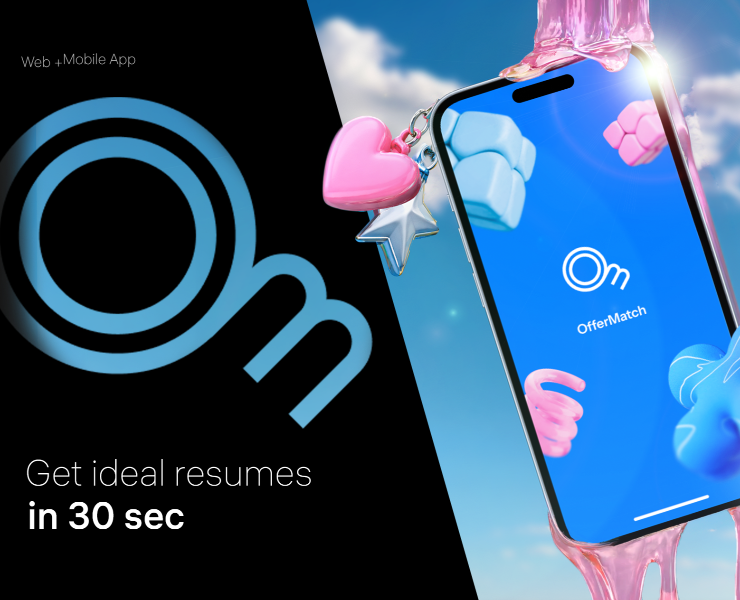 OfferMatch. Match vacancies+Quick resumes — Интерфейсы, Брендинг на Dprofile