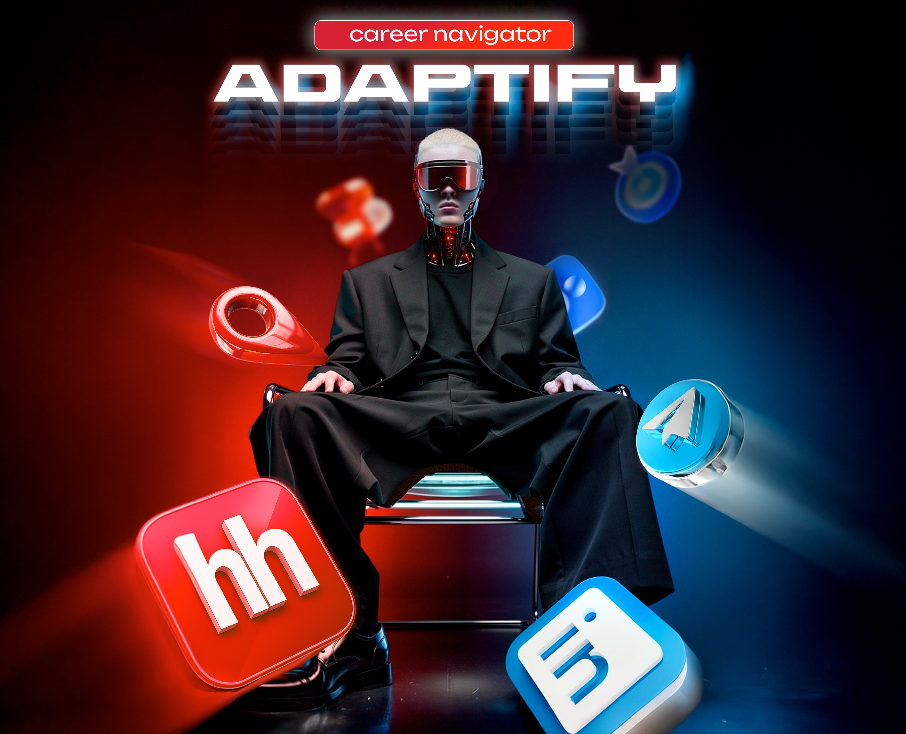 Карьерный навигатор в эпоху ИИ — Интерфейсы, Брендинг на Dprofile