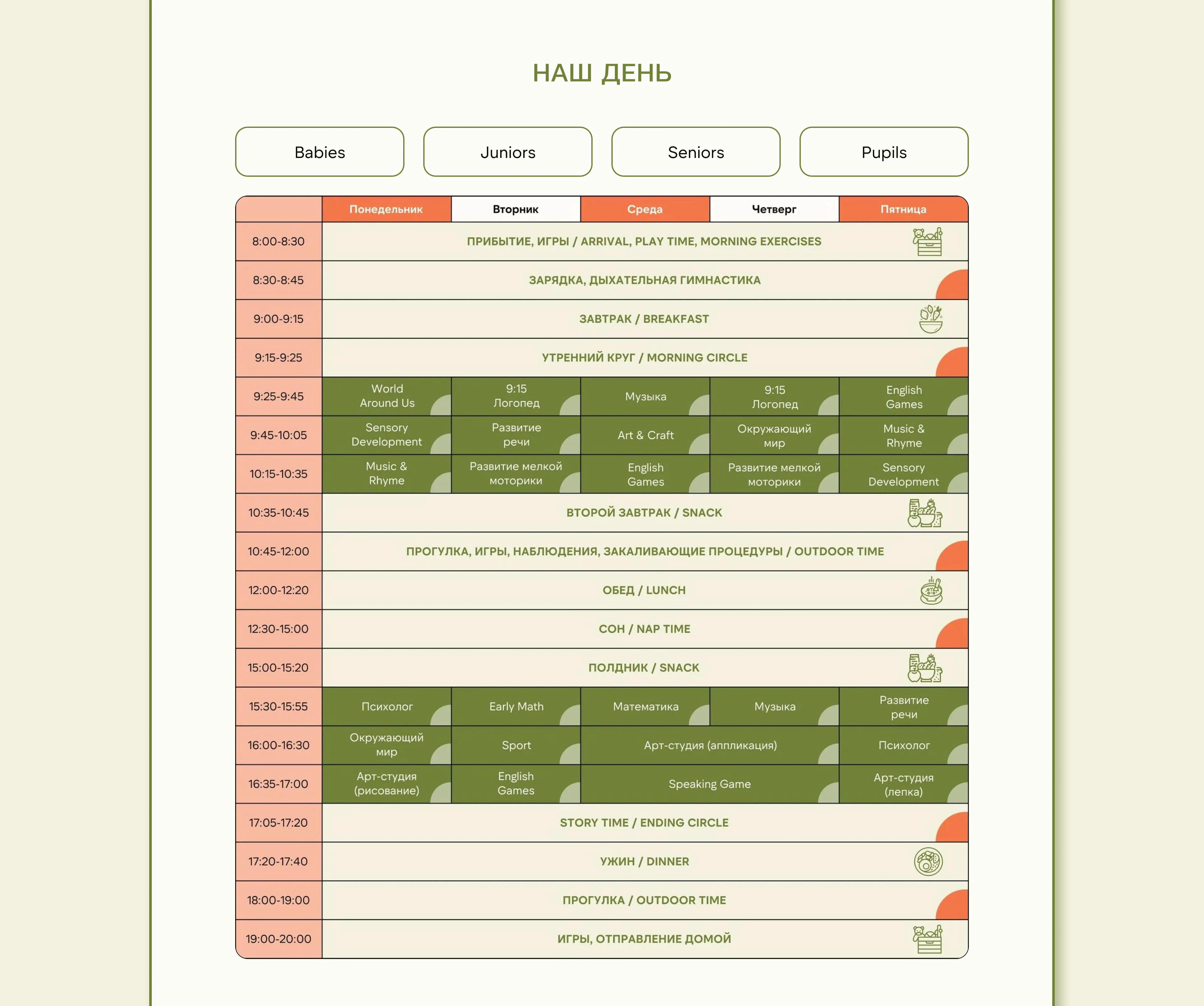 Разработка сайта для частного детского сада — Изображение №10 — Интерфейсы на Dprofile