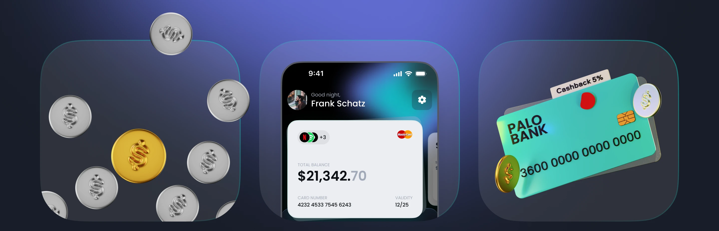 Banking & Crypto Mobile App | Fintech, App Design — Изображение №1 — Интерфейсы на Dprofile