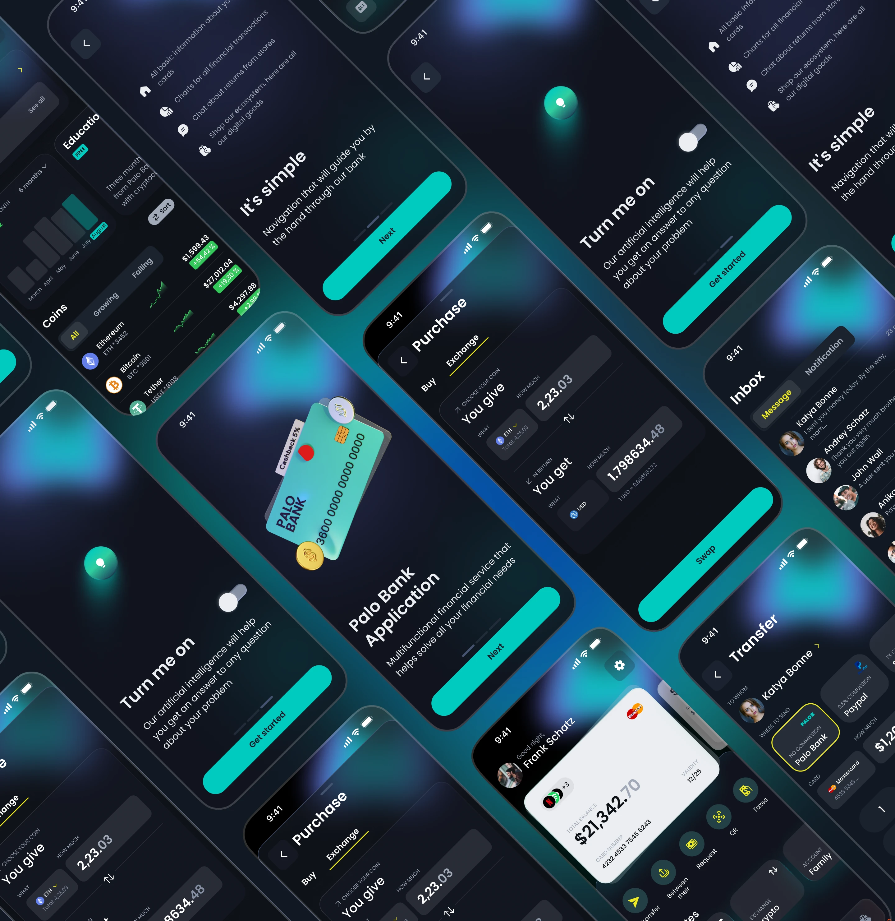 Banking & Crypto Mobile App | Fintech, App Design — Изображение №8 — Интерфейсы на Dprofile