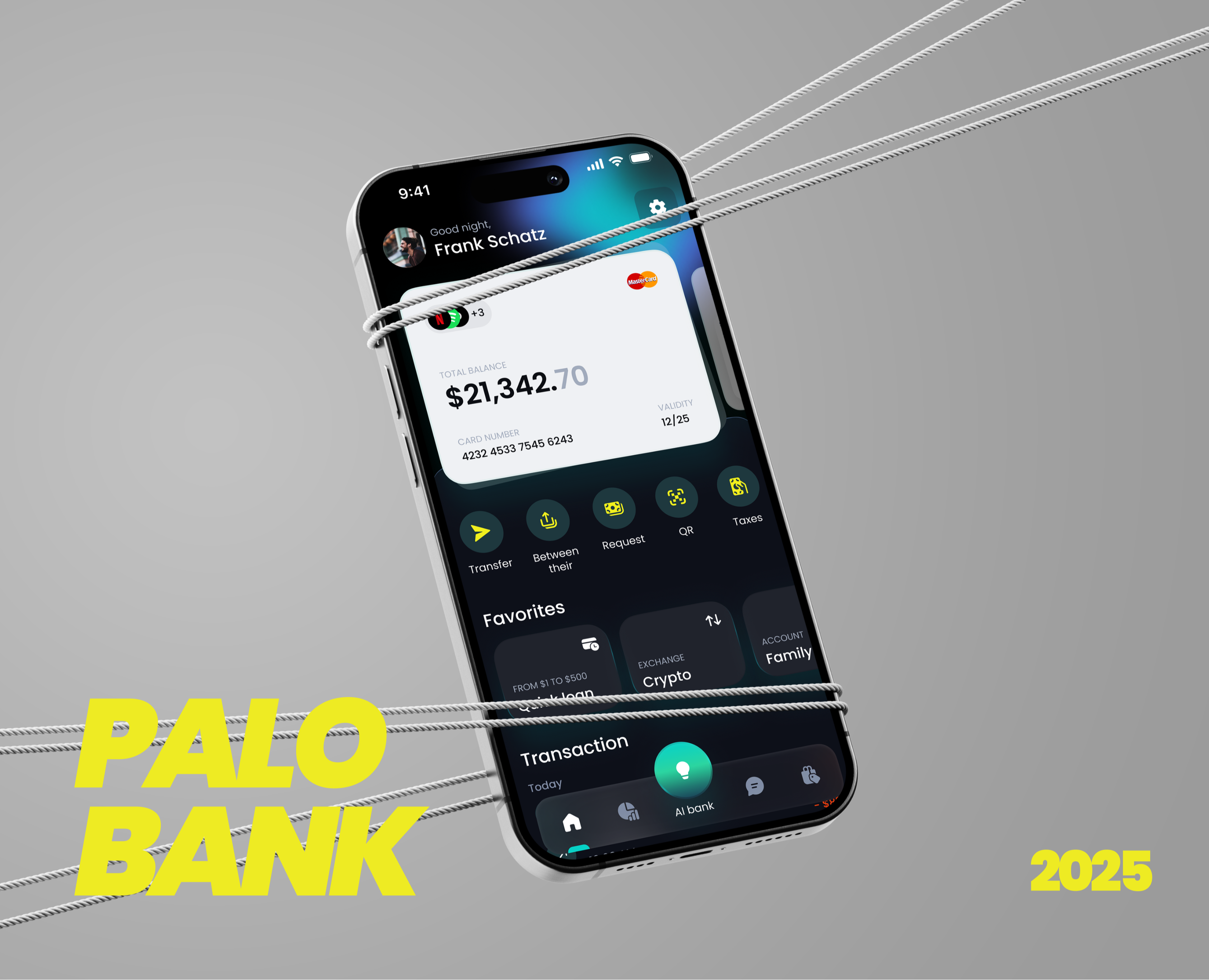 Banking & Crypto Mobile App | Fintech, App Design на Dprofile