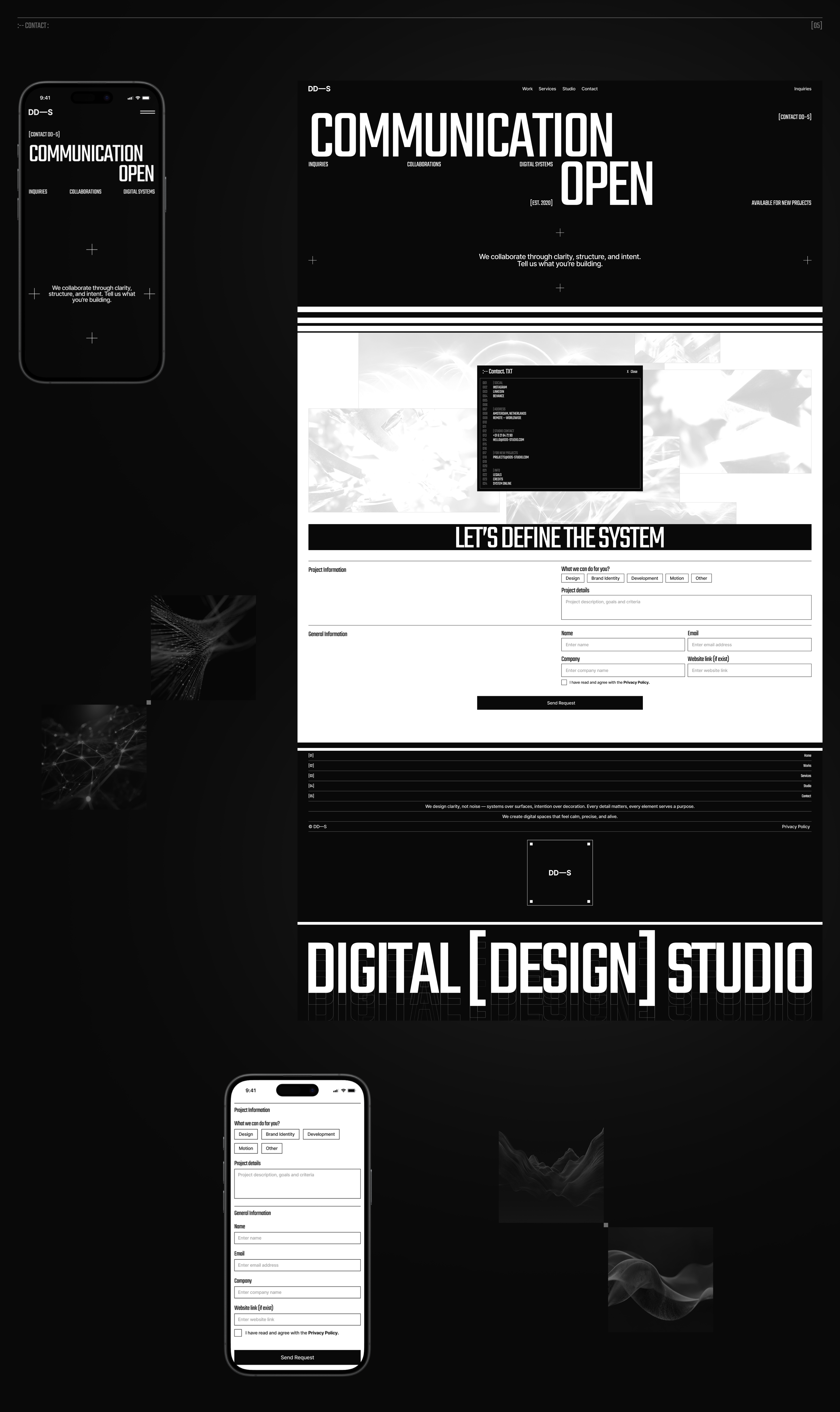 DD–S — Digital Design Studio | Corporate Website — Изображение №11 — Интерфейсы на Dprofile