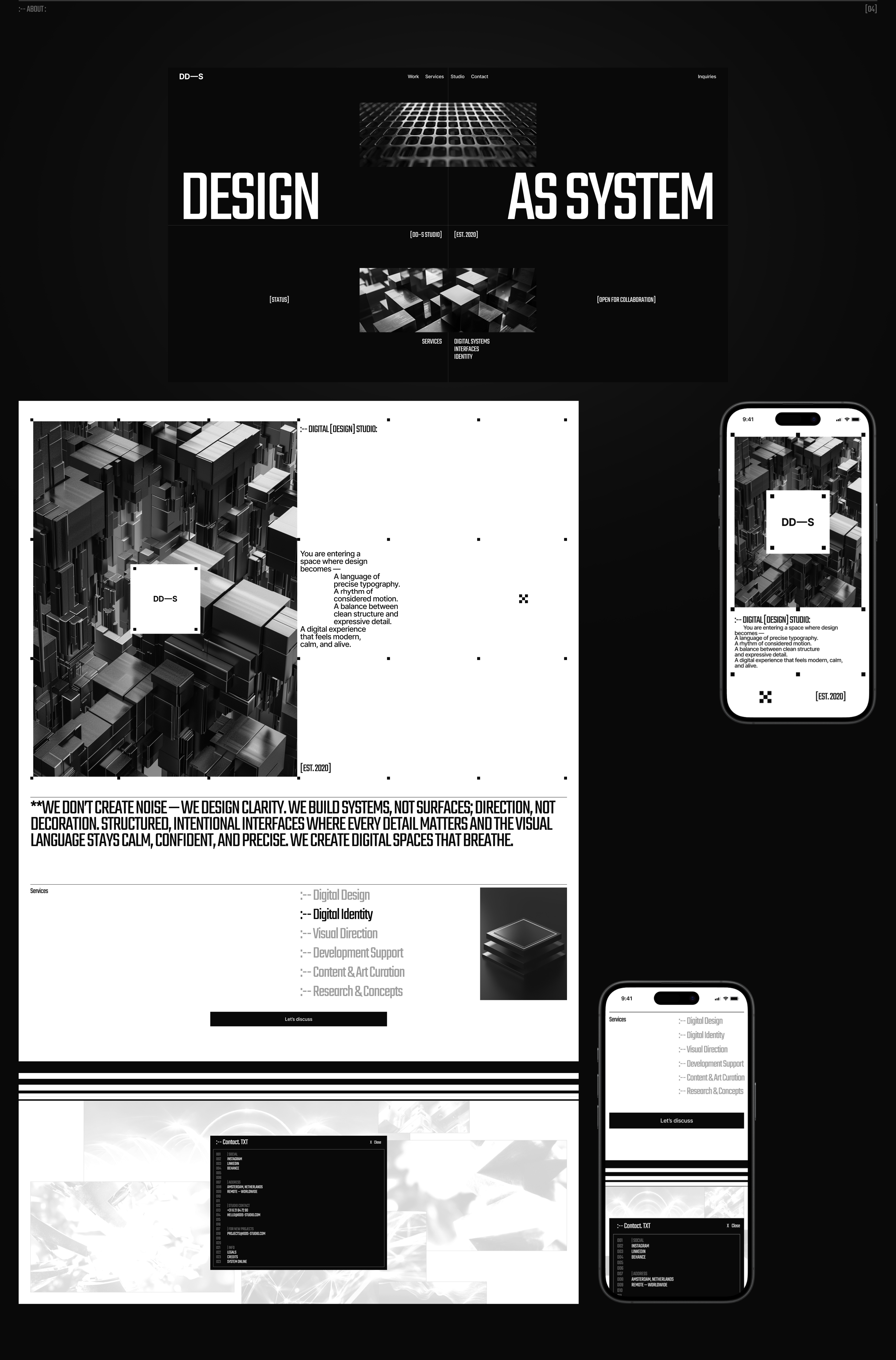 DD–S — Digital Design Studio | Corporate Website — Изображение №9 — Интерфейсы на Dprofile