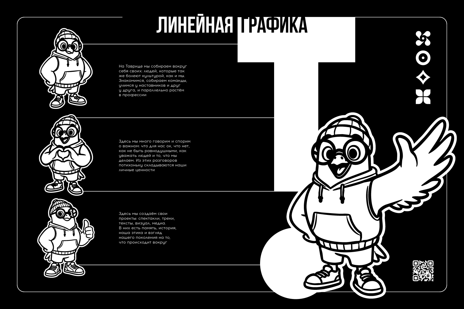 Маскот для арт-кластера «Таврида.Арт» — Изображение №9 — Брендинг, Иллюстрация на Dprofile