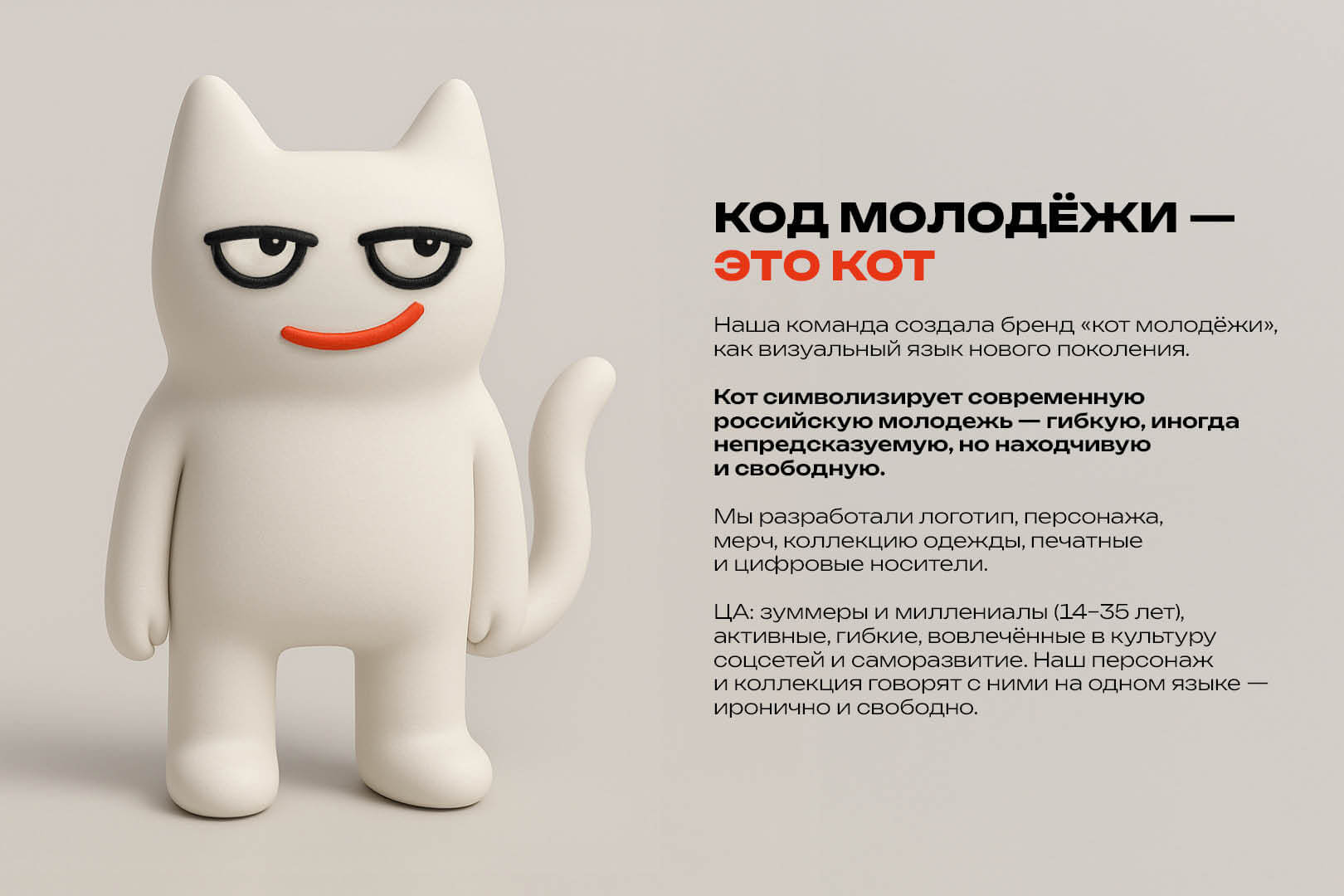 «Кот молодёжи» для проекта «Код молодёжи» — Изображение №5 — Брендинг, Иллюстрация на Dprofile