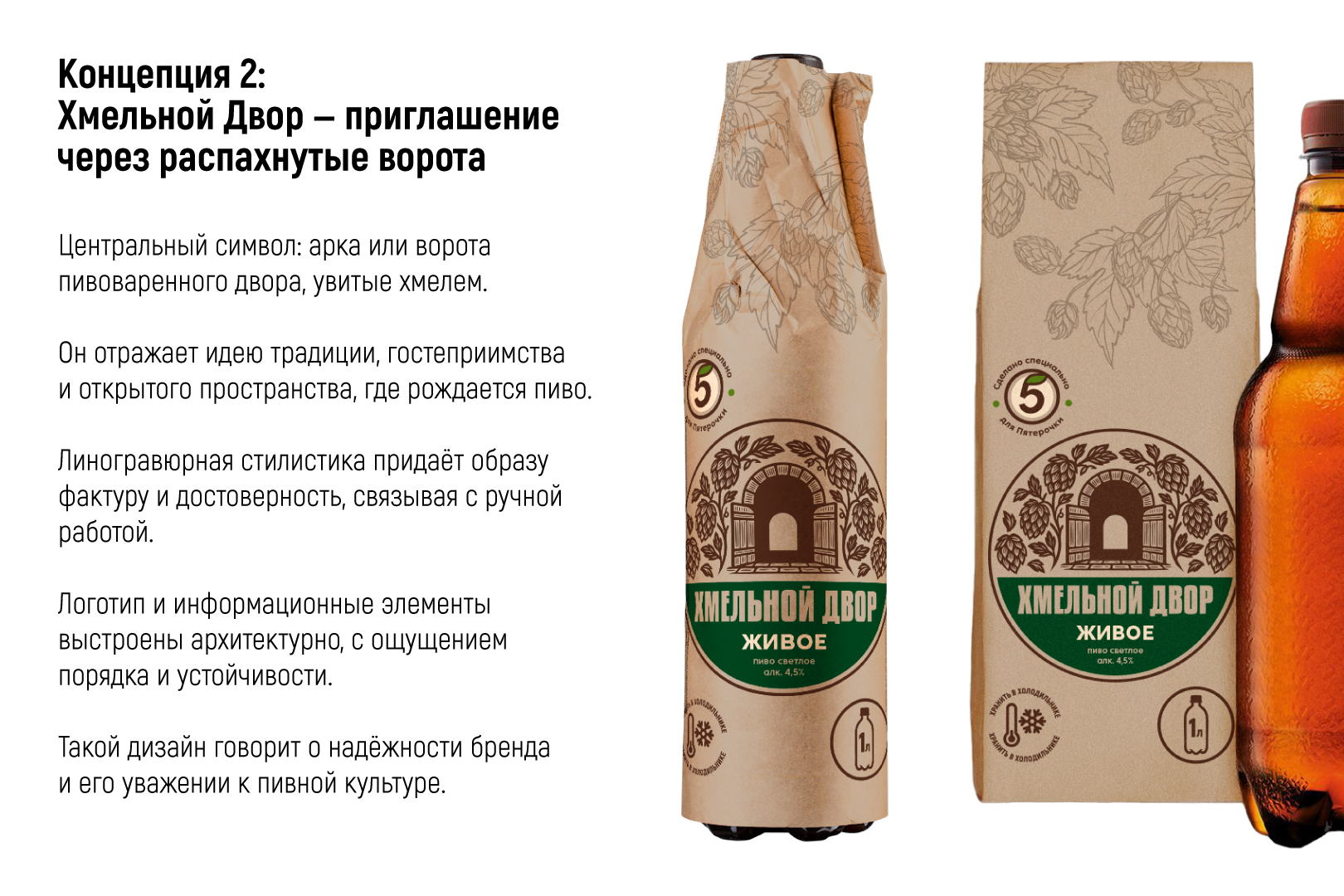 Упаковка пива «Хмельной двор» — Изображение №4 — Брендинг на Dprofile