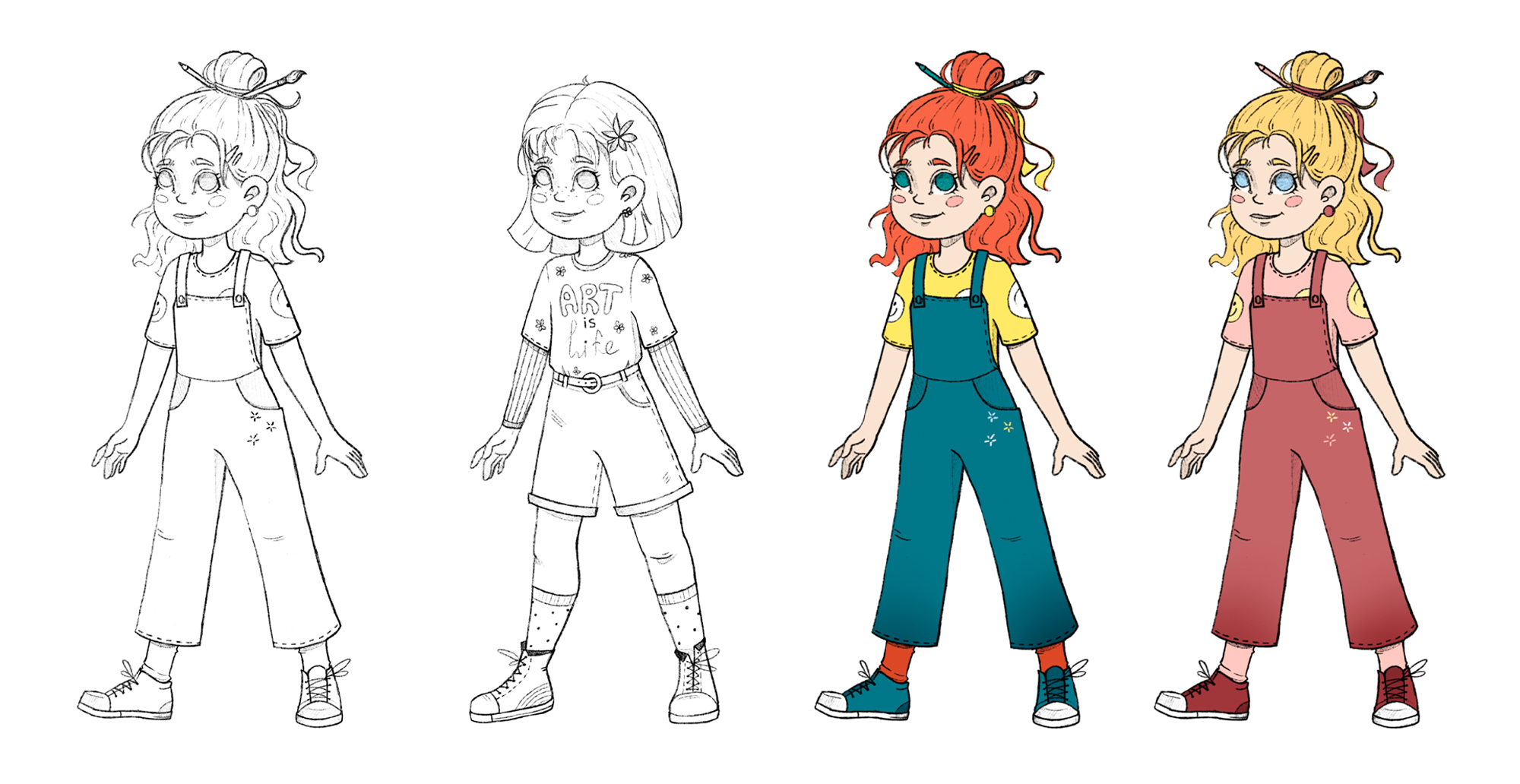 Персонажи для детского творческого центра — Изображение №3 — Иллюстрация на Dprofile