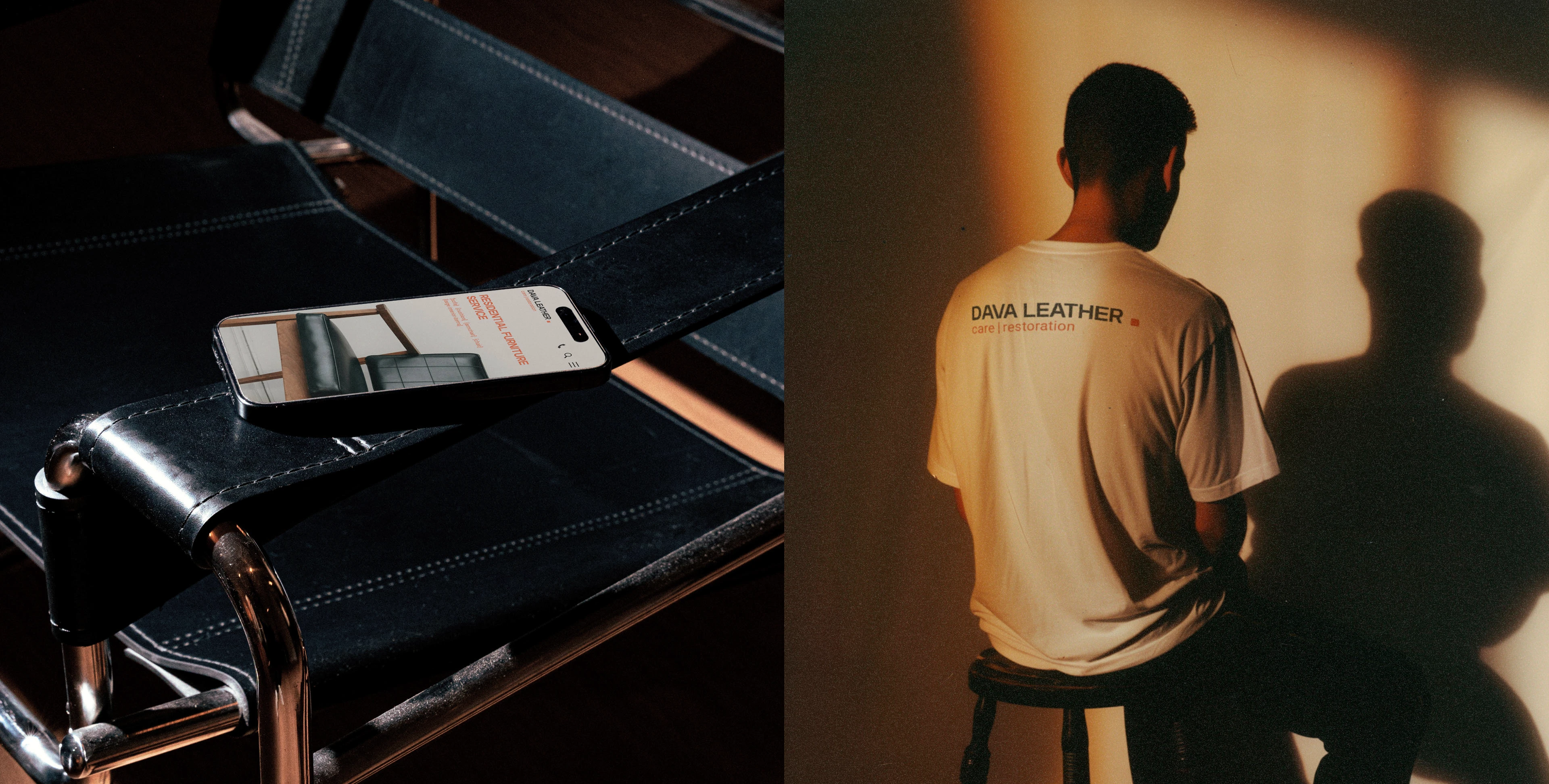 DavaLeather | UI/UX for restoration company (leather) — Изображение №6 — Интерфейсы, Брендинг на Dprofile