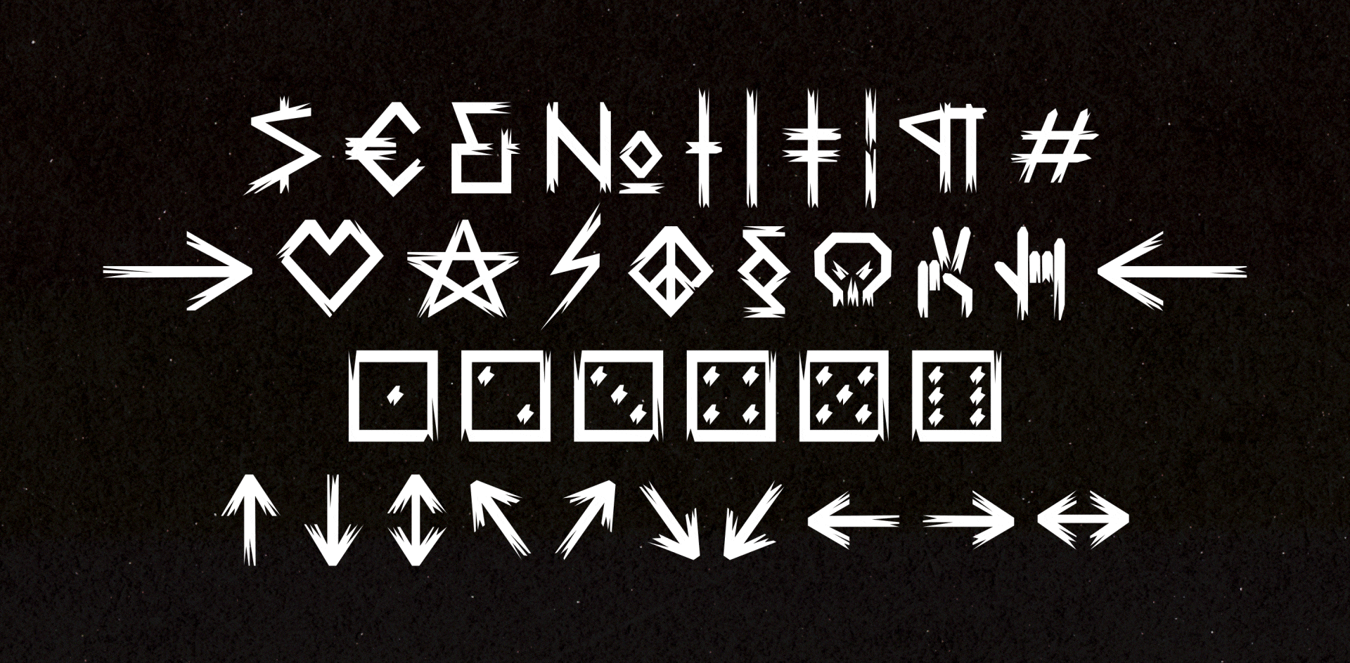 Панк-рок шрифт ЯРИК — Изображение №10 — Графика на Dprofile