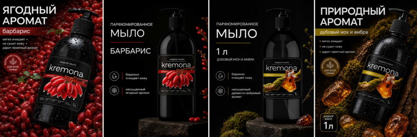 Kremona. Упаковка, айдентика и карточки товаров. — Изображение №35 — Брендинг на Dprofile