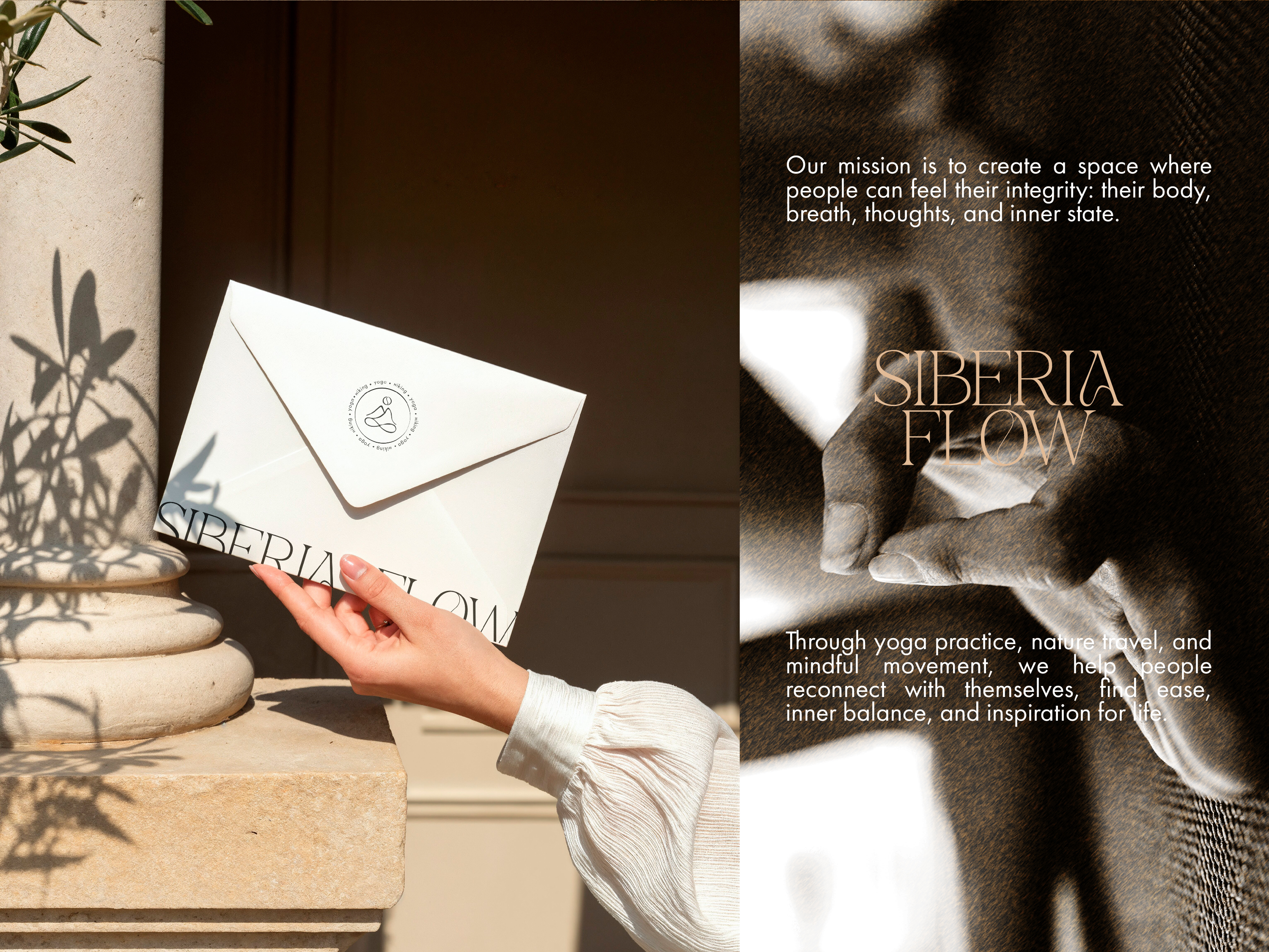 Yoga. Identity. Logo. Йога. Логотип. Фирменный стиль — Изображение №7 — Брендинг на Dprofile