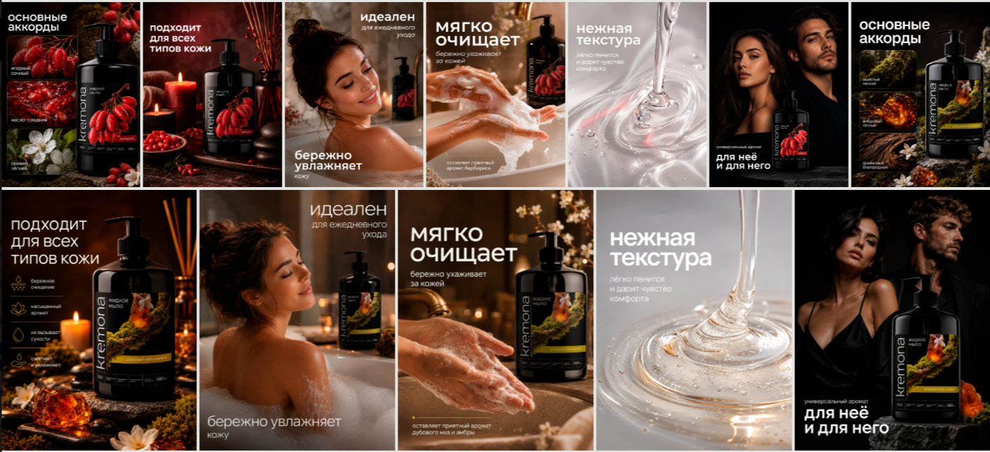 Kremona. Упаковка, айдентика и карточки товаров. — Изображение №31 — Брендинг на Dprofile