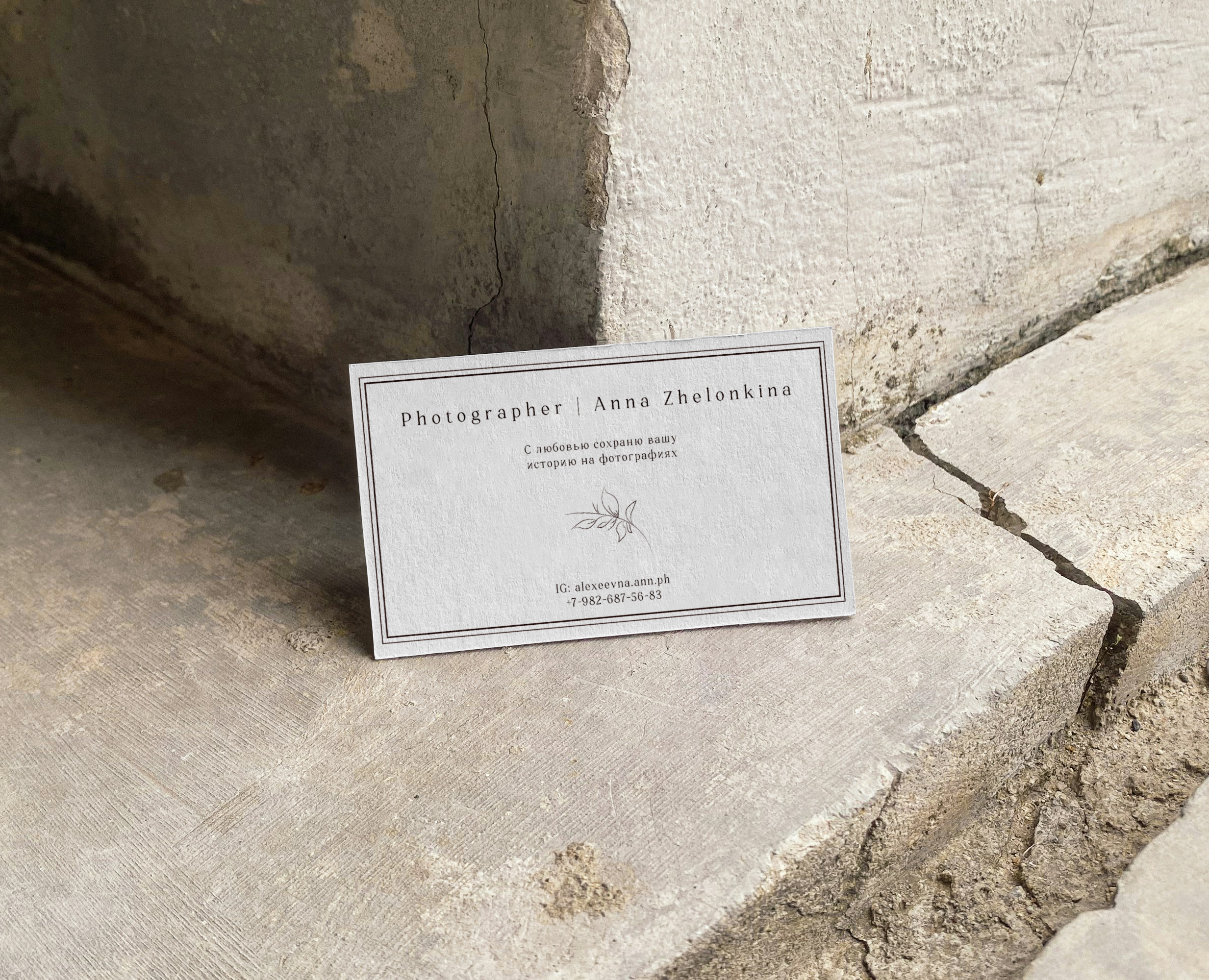 Фирменный стиль для фотографа на Dprofile